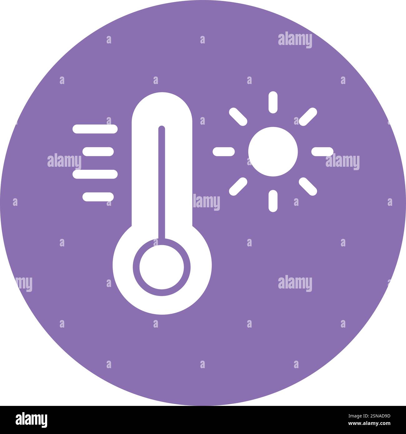 Thermometer Vector Icon Design Illustration Stock Vector