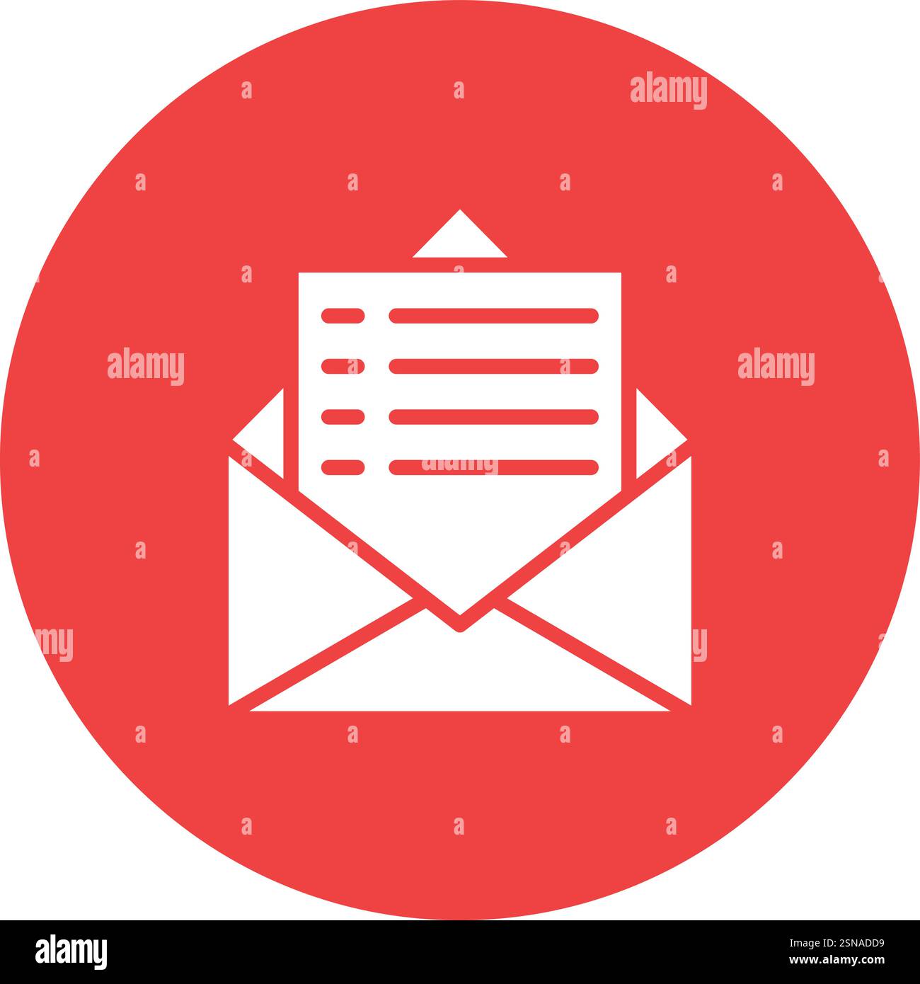 Email Vector Icon Design Illustration Stock Vector