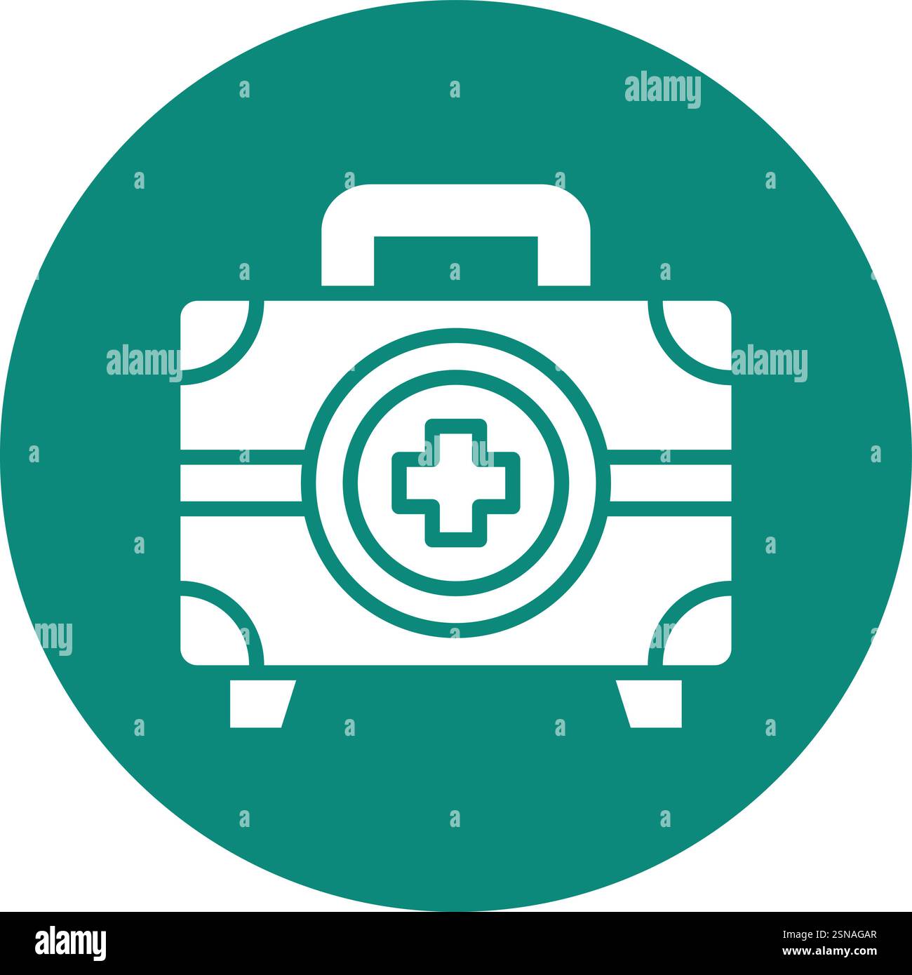 Medical Box Vector Icon Design Illustration Stock Vector