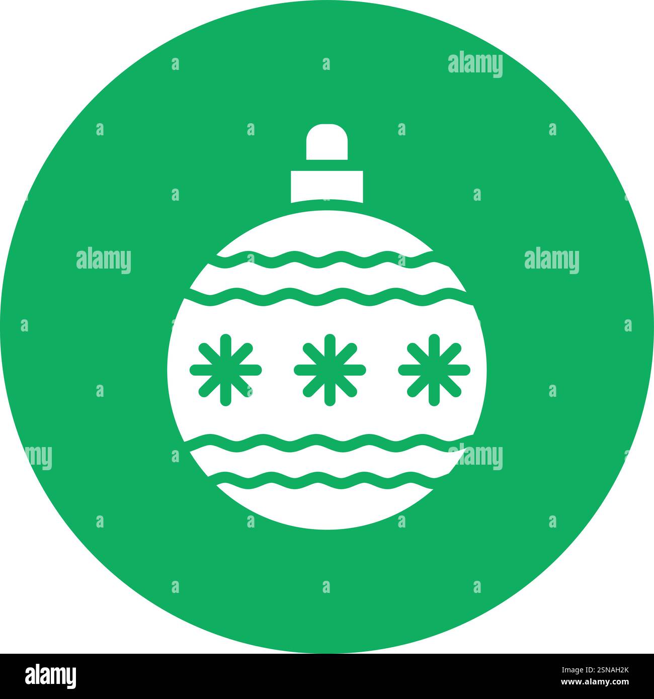 Christmas ball Vector Icon Design Illustration Stock Vector