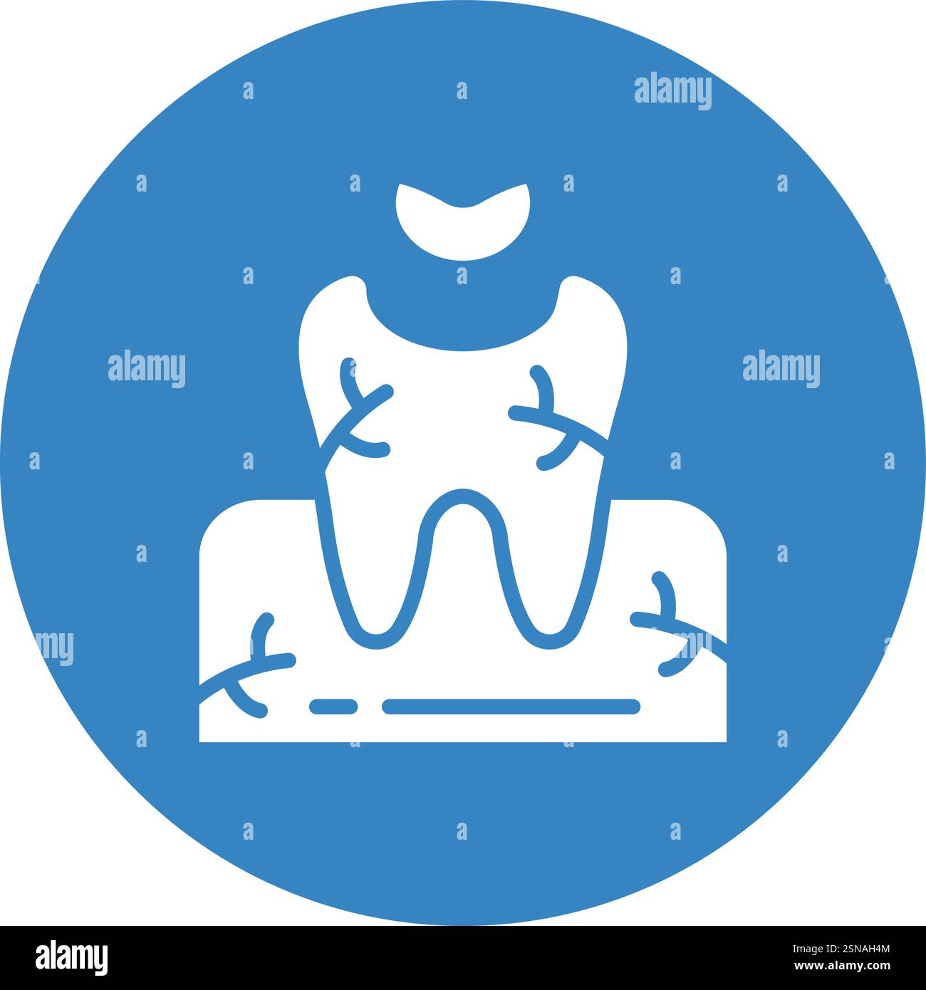 Dental Filling Vector Icon Design Illustration Stock Vector