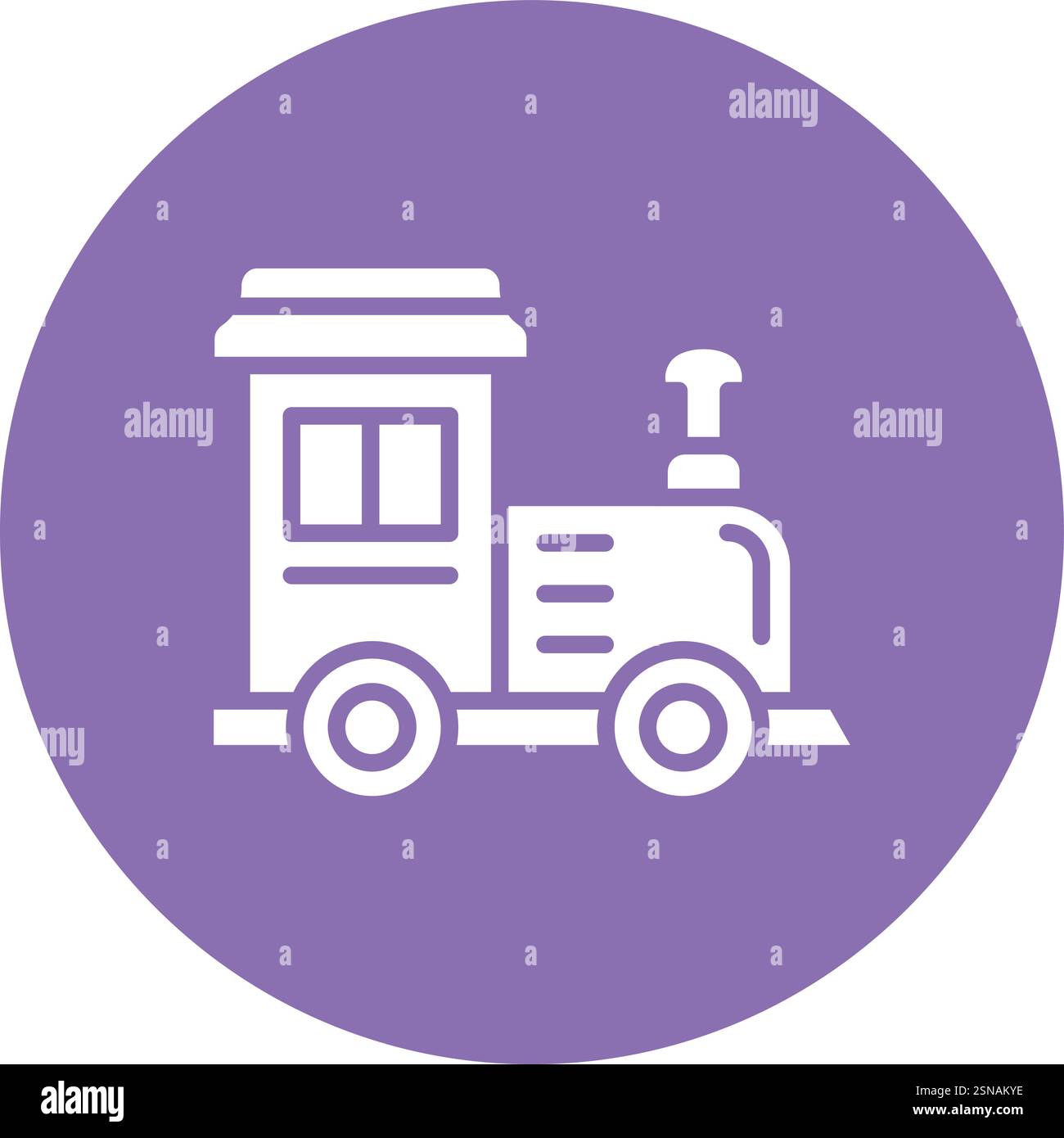 Train toy Vector Icon Design Illustration Stock Vector