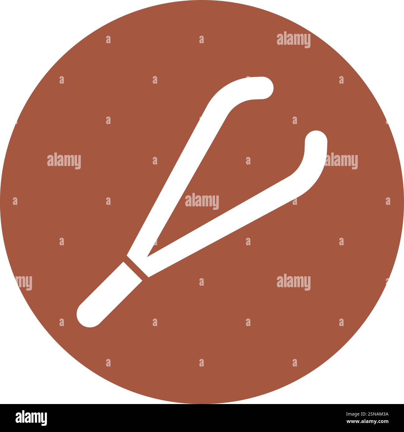 Tweezers Vector Icon Design Illustration Stock Vector