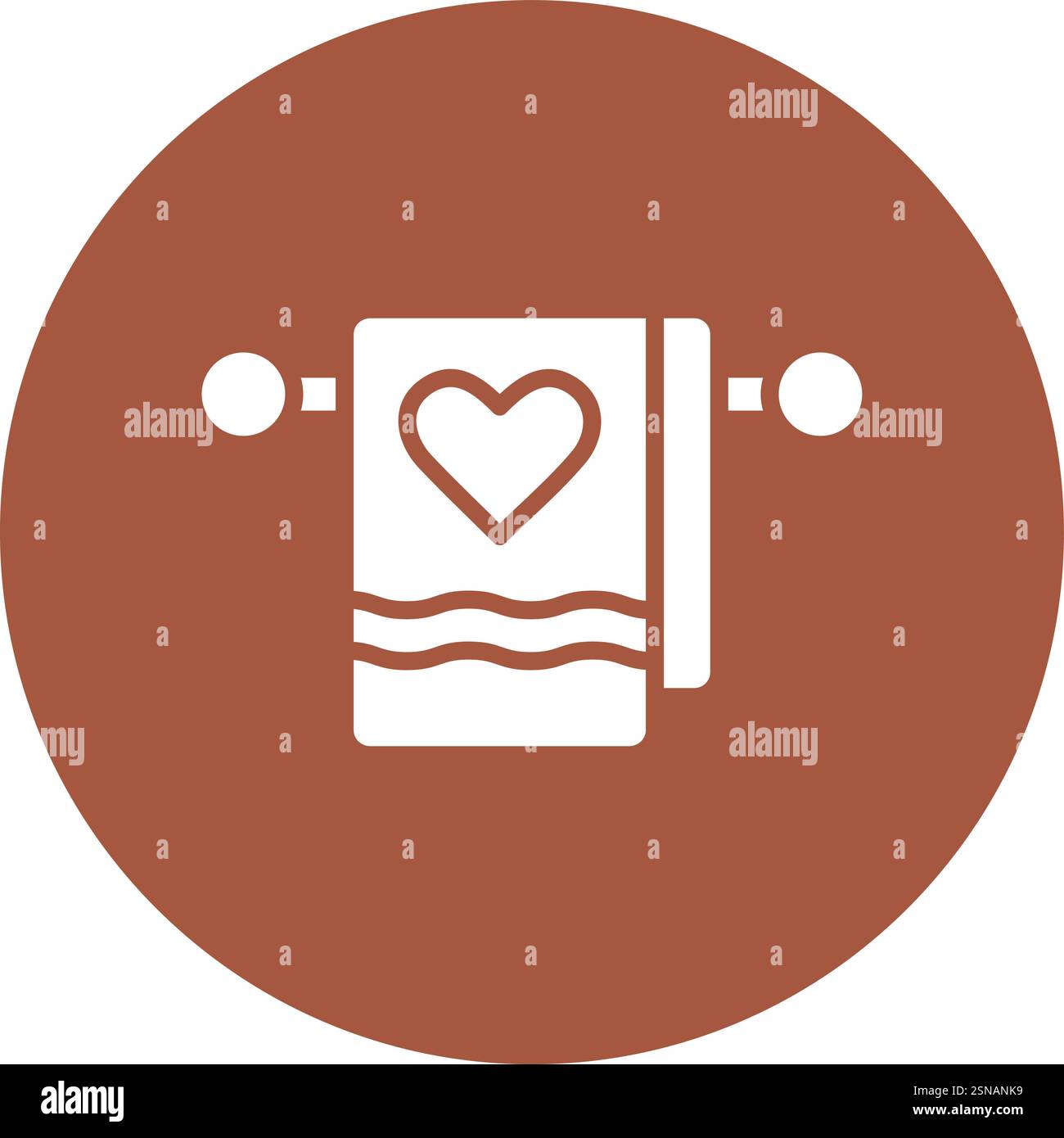 Towel Vector Icon Design Illustration Stock Vector