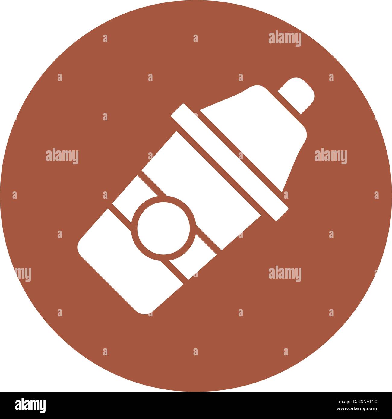 Cocktail Shaker Vector Icon Design Illustration Stock Vector