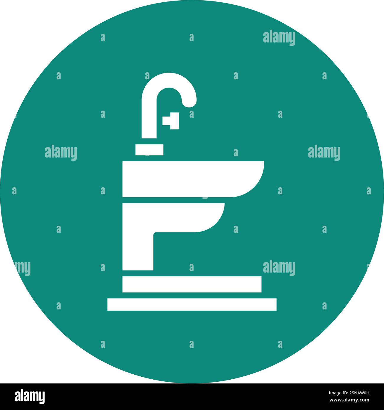 Bidet Vector Icon Design Illustration Stock Vector
