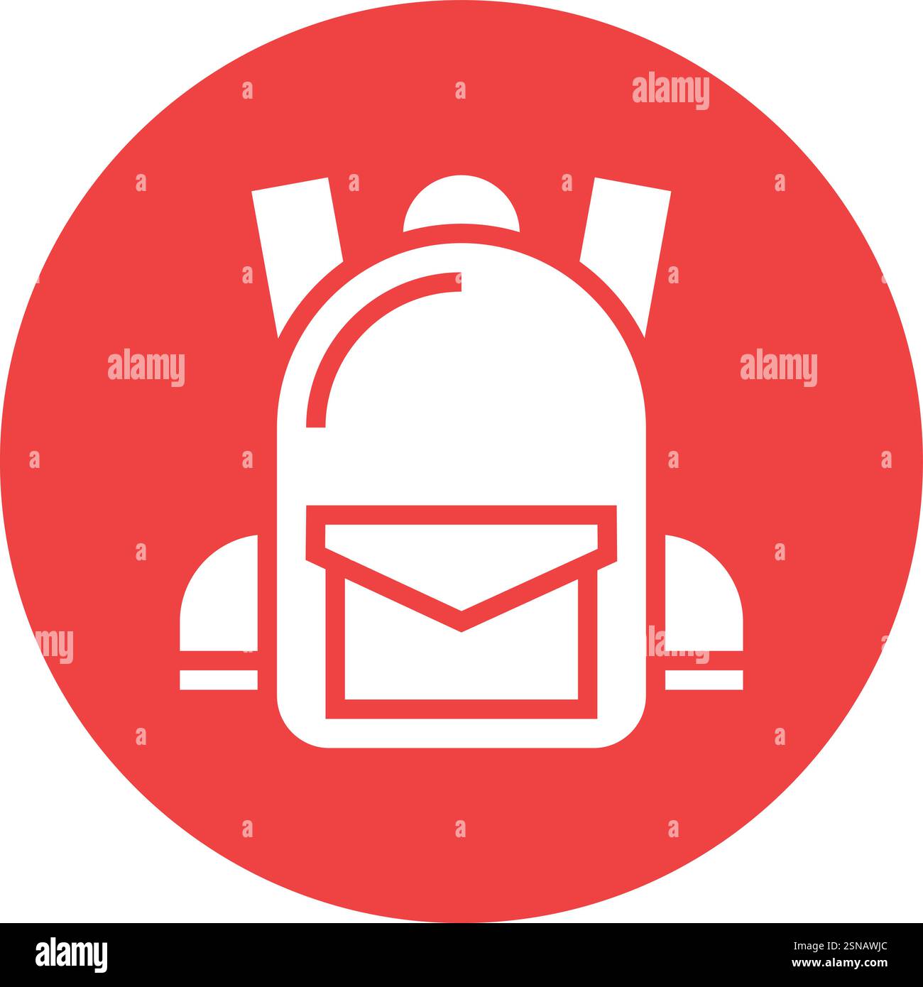 Bagpack Vector Icon Design Illustration Stock Vector