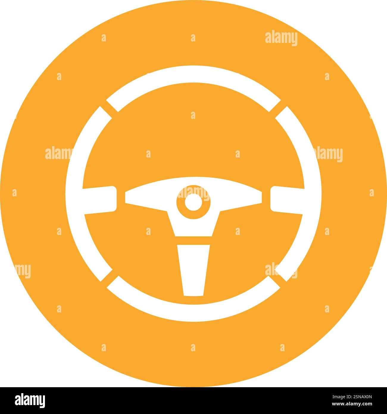 Steering wheel Vector Icon Design Illustration Stock Vector