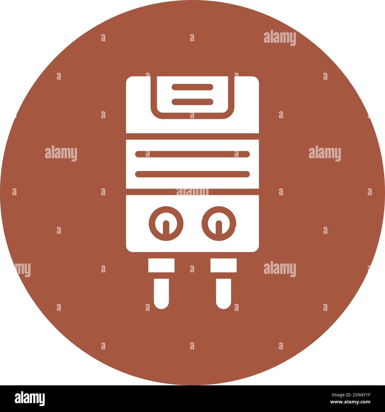 Boiler Vector Icon Design Illustration Stock Vector