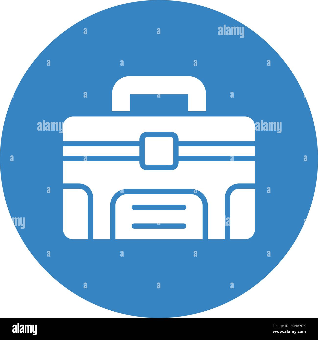 Suitcase Vector Icon Design Illustration Stock Vector