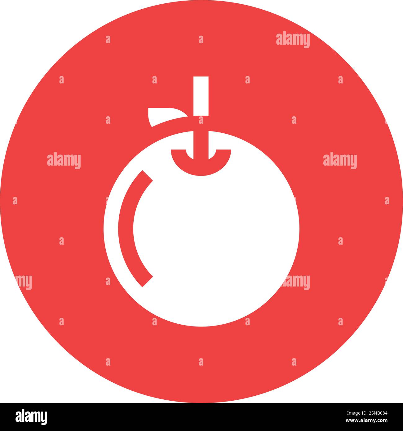 Orange Vector Icon Design Illustration Stock Vector