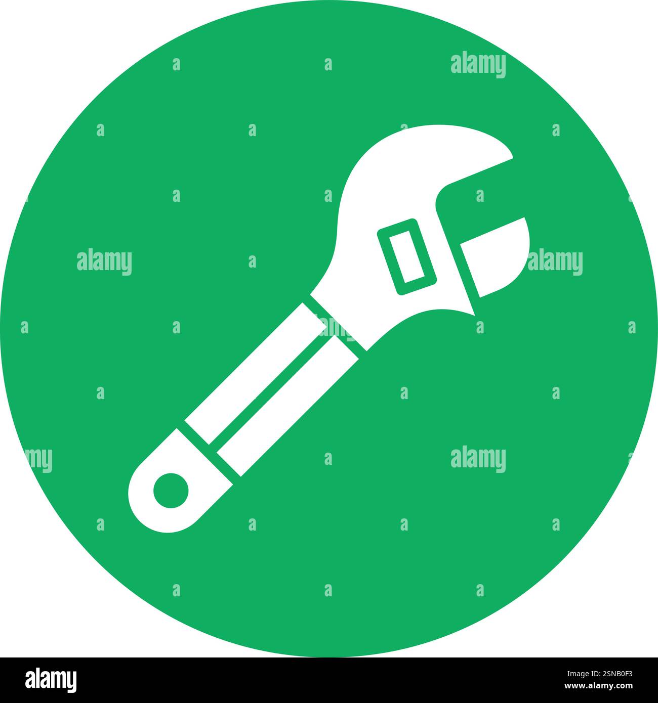 Wrench Vector Icon Design Illustration Stock Vector
