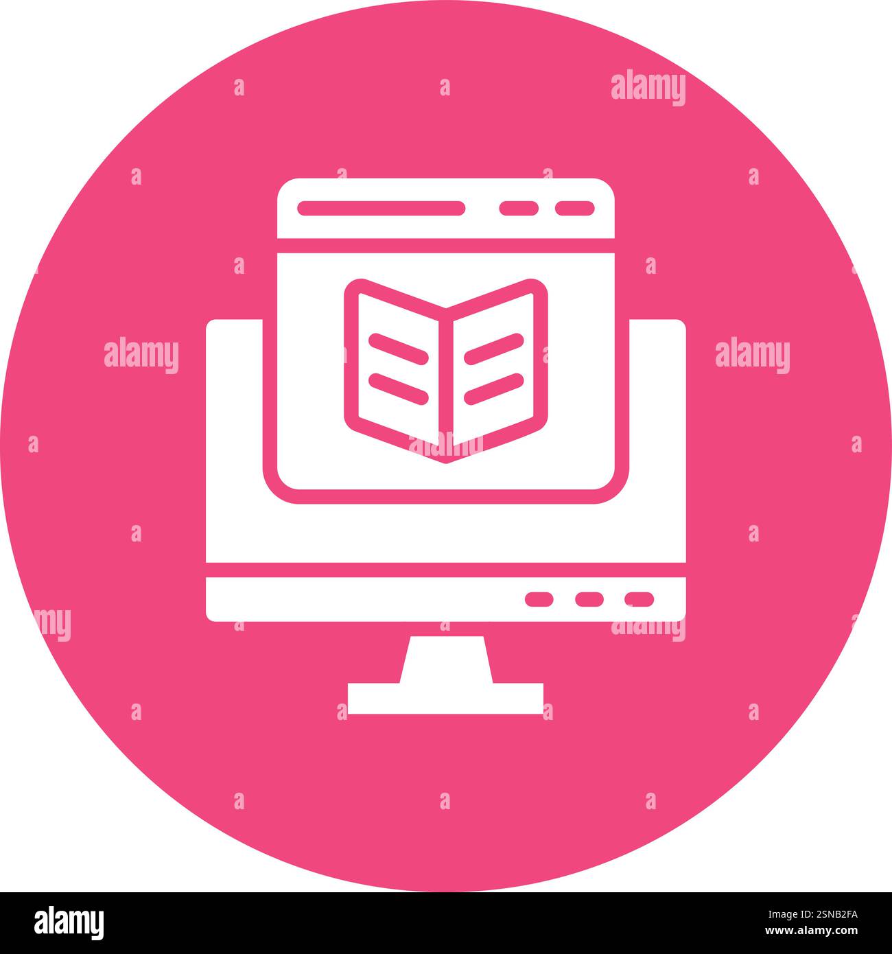 Book Vector Icon Design Illustration Stock Vector