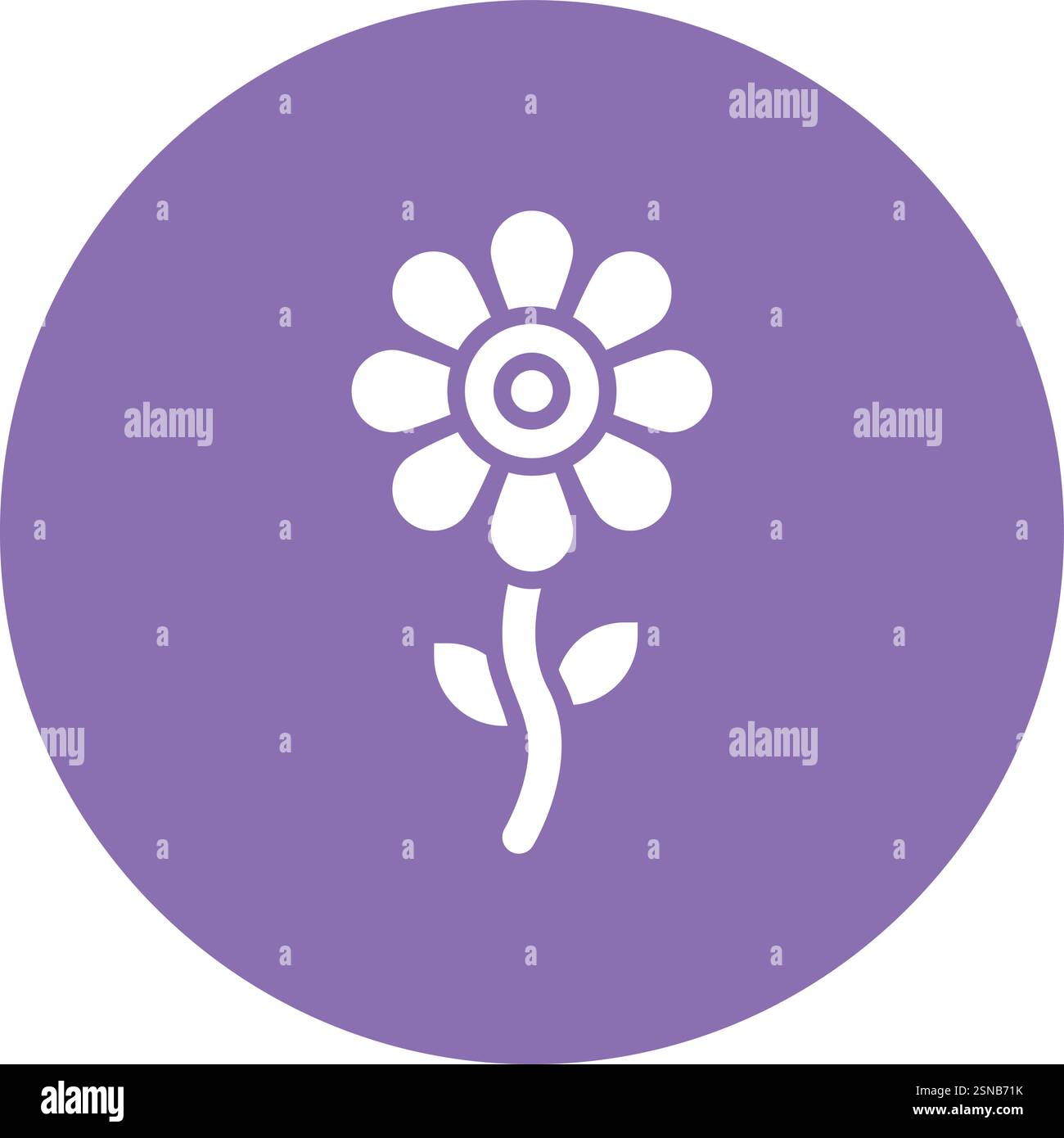 Flower Vector Icon Design Illustration Stock Vector