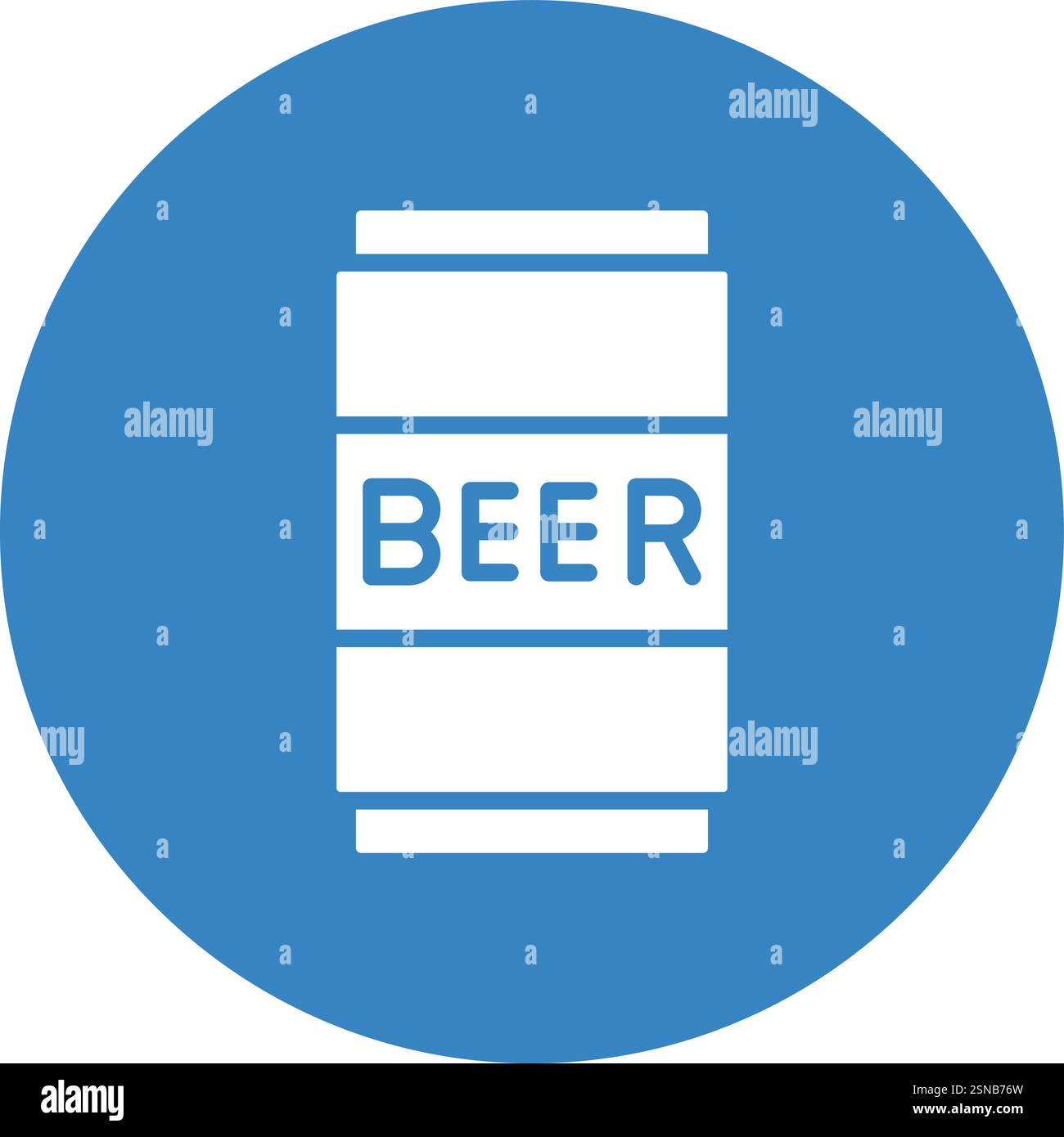 Beer Can Vector Icon Design Illustration Stock Vector