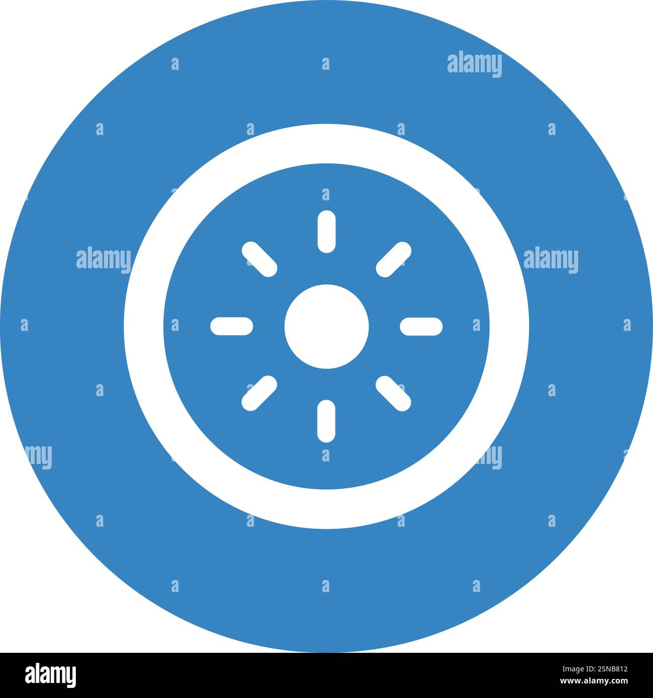 Brightness Vector Icon Design Illustration Stock Vector