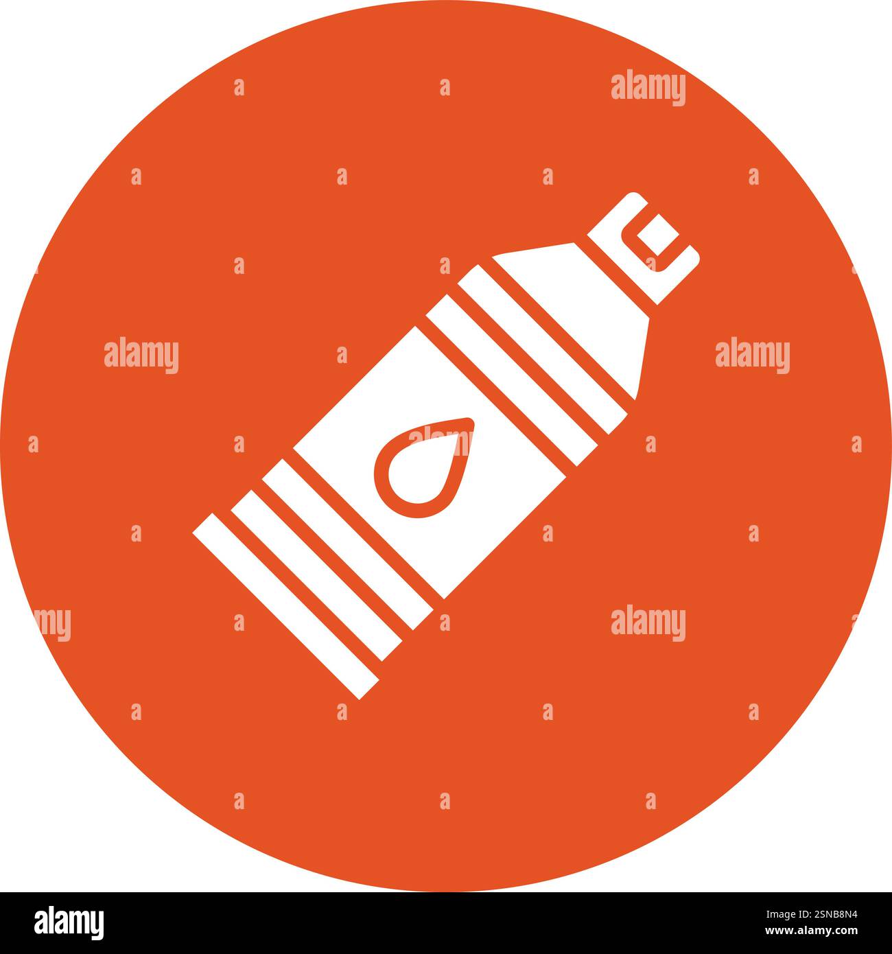 Paint Tube Vector Icon Design Illustration Stock Vector