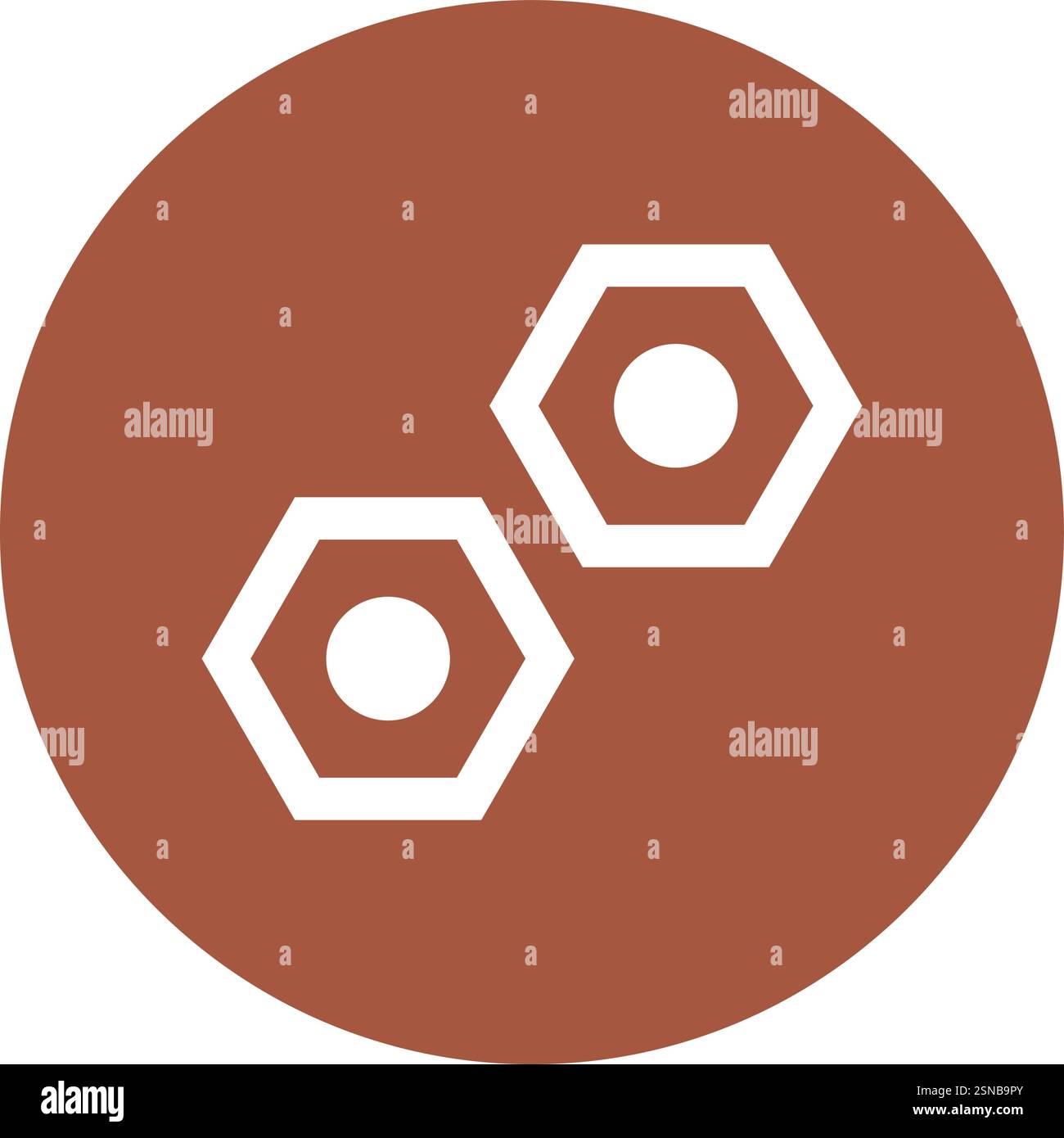 Nuts Vector Icon Design Illustration Stock Vector