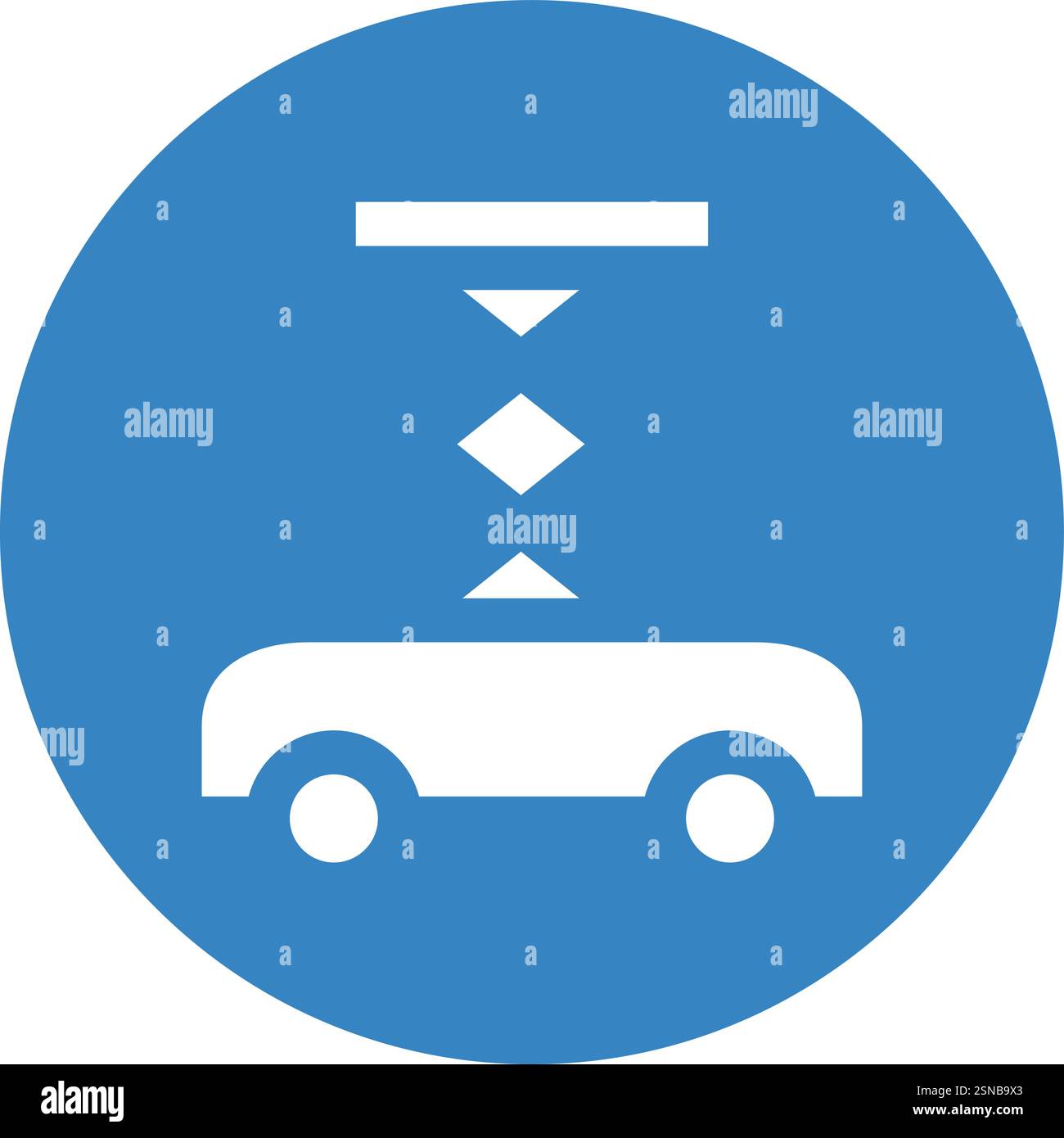 Car Jack Vector Icon Design Illustration Stock Vector