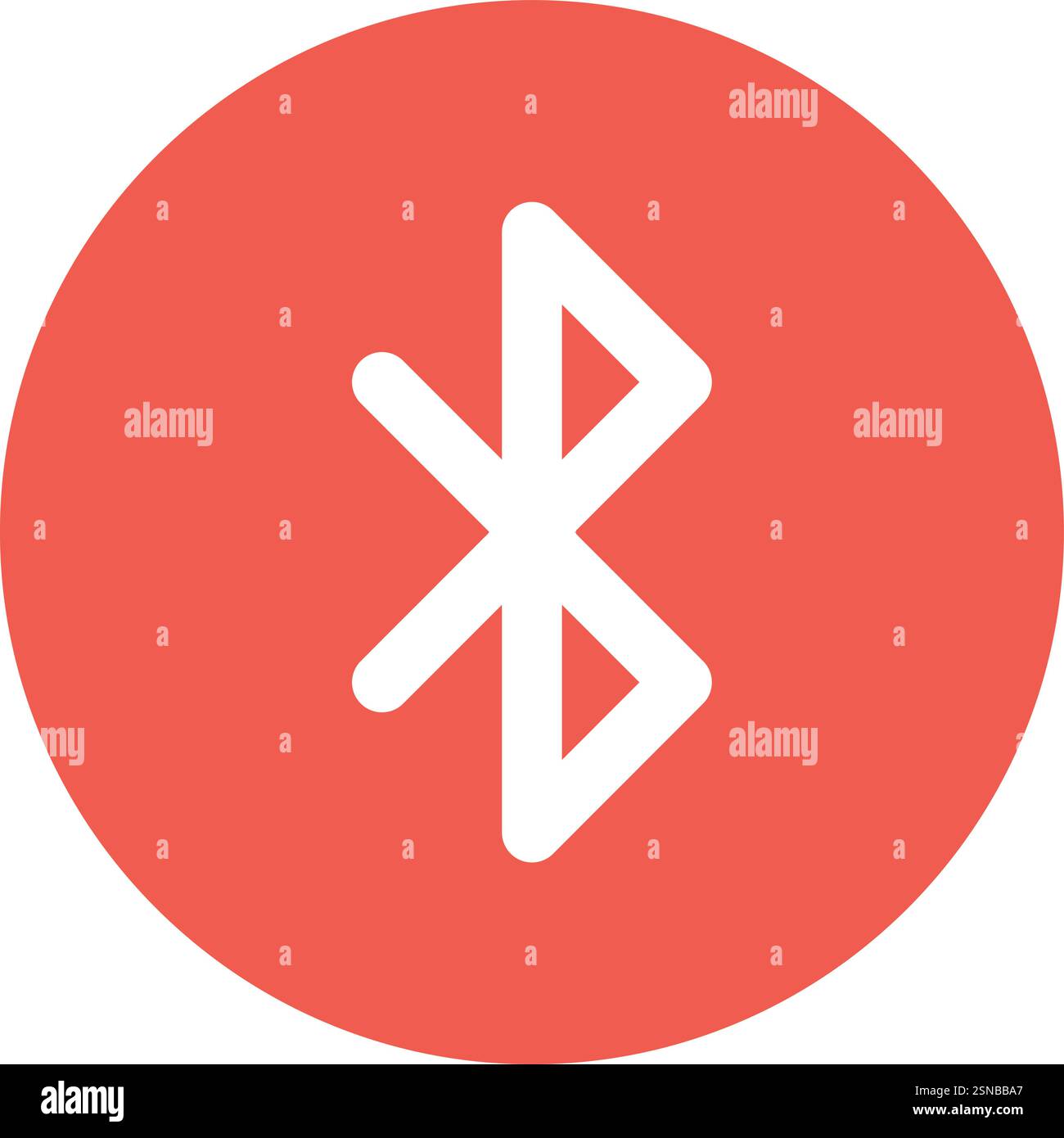 Bluetooth Vector Icon Design Illustration Stock Vector