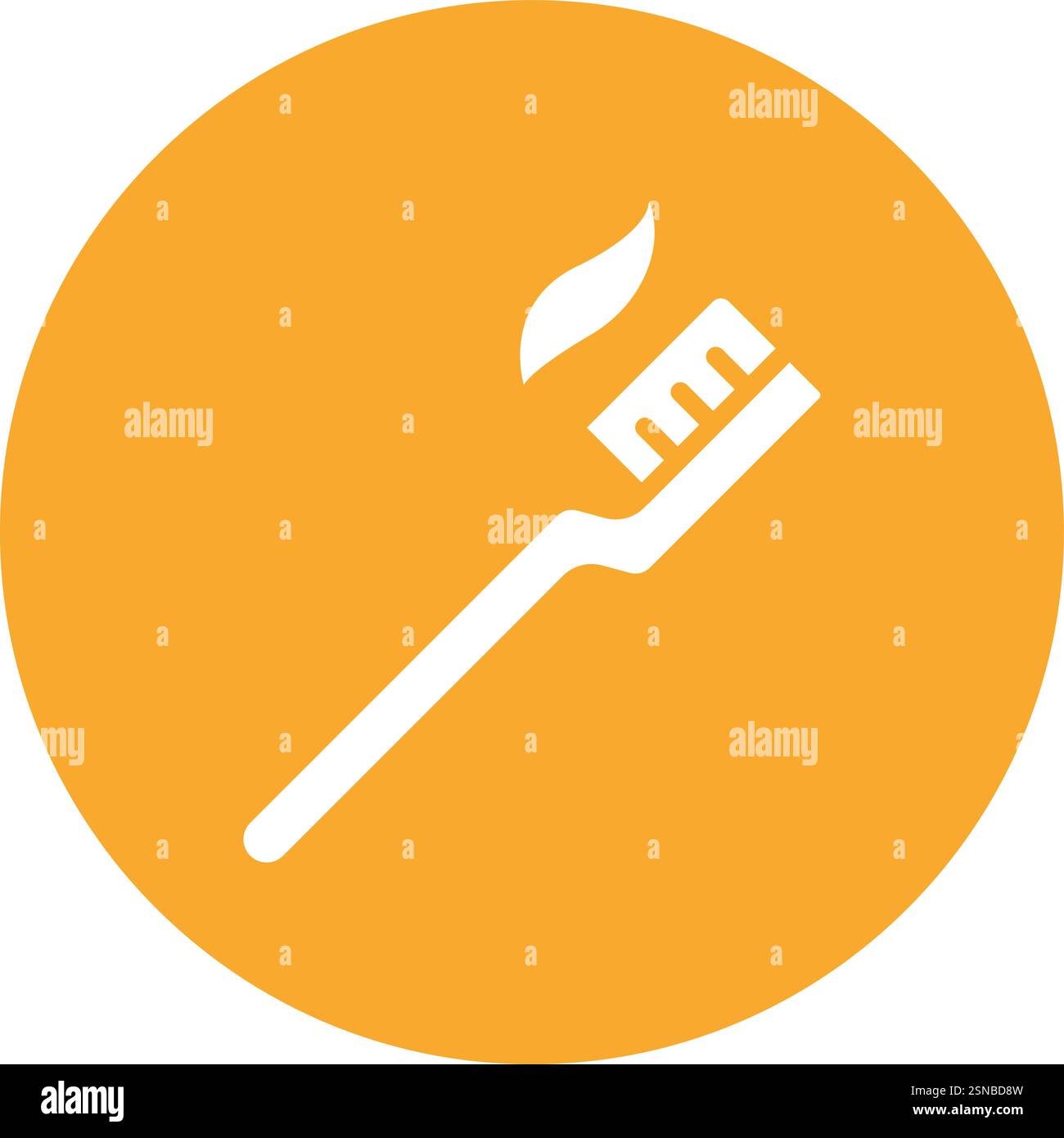 Tooth Brush Vector Icon Design Illustration Stock Vector