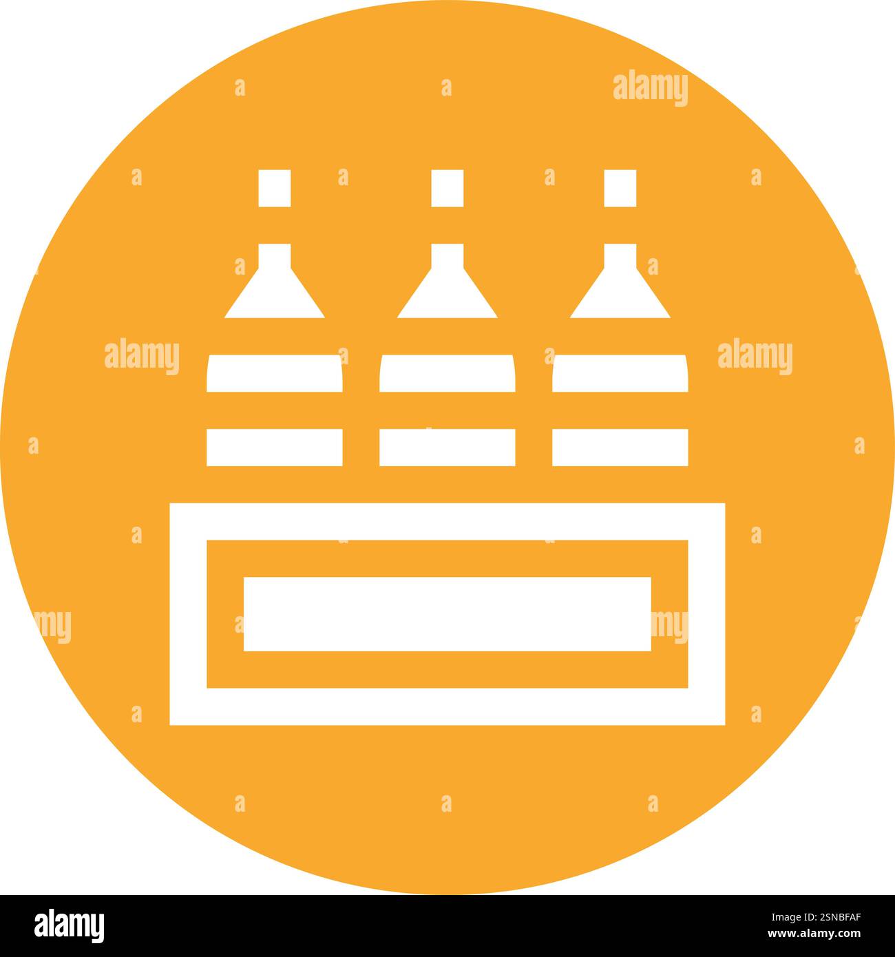 Wine Box Vector Icon Design Illustration Stock Vector