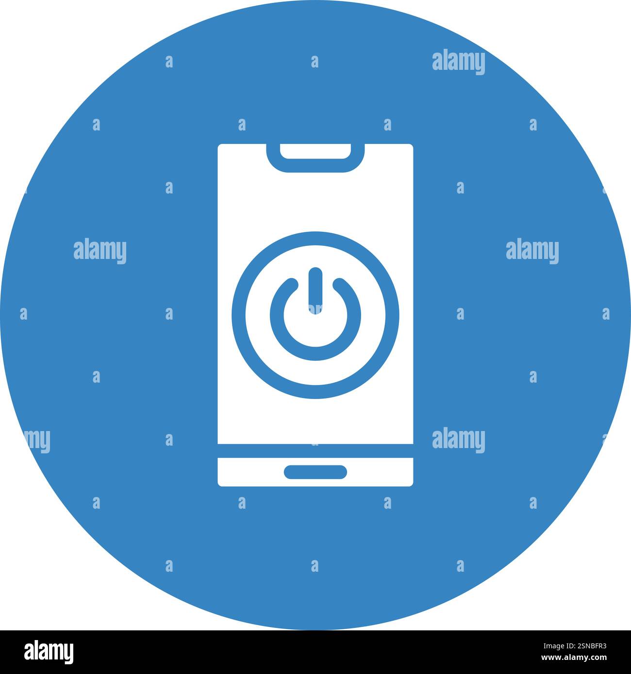 Turn On Vector Icon Design Illustration Stock Vector