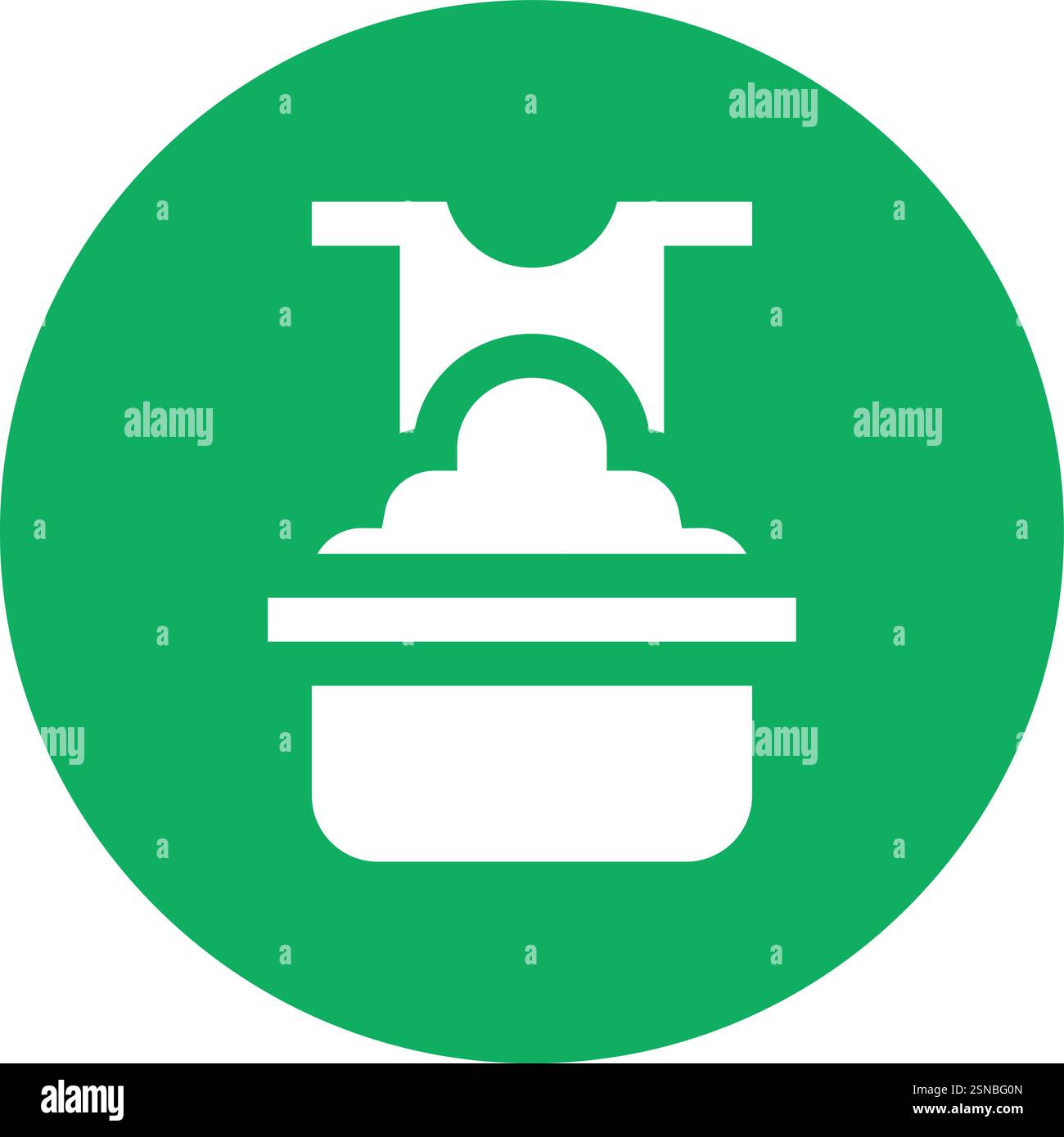 Washing clothes Vector Icon Design Illustration Stock Vector