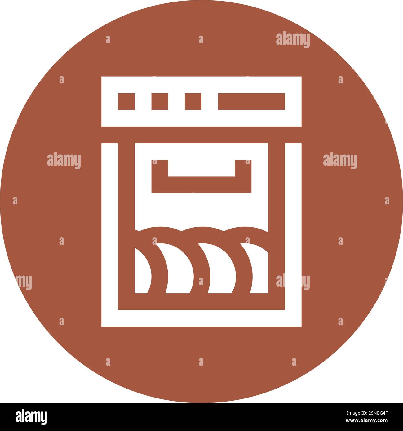 Dishwashing Vector Icon Design Illustration Stock Vector