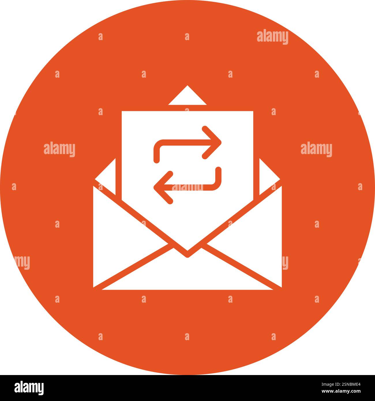 Sync Vector Icon Design Illustration Stock Vector