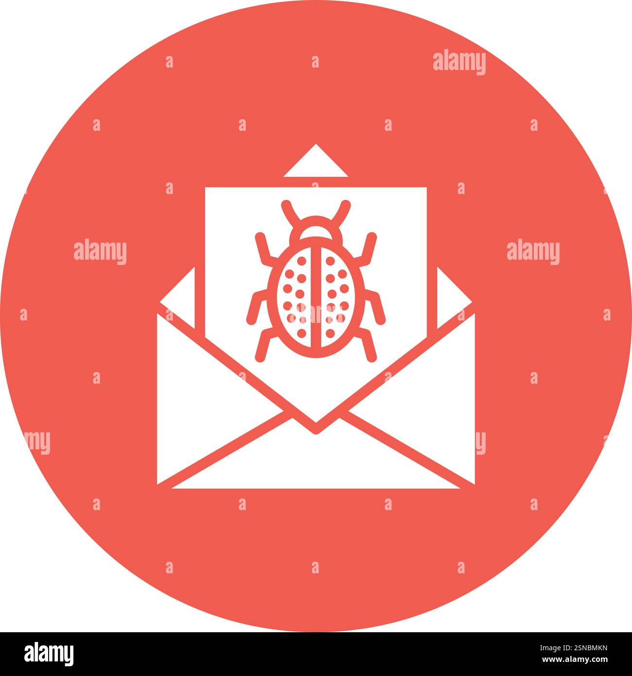 Spam Vector Icon Design Illustration Stock Vector