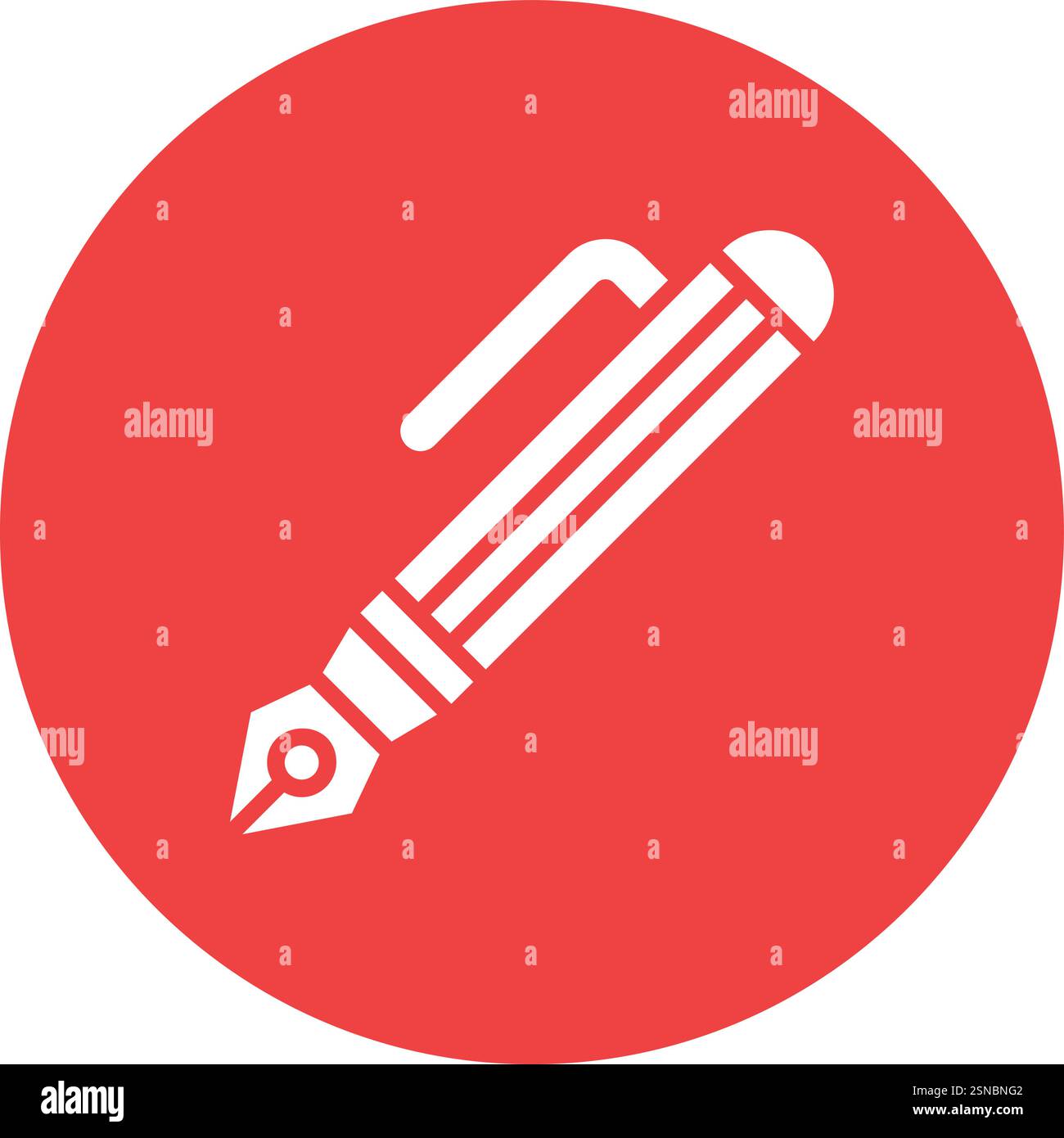 Pen Vector Icon Design Illustration Stock Vector
