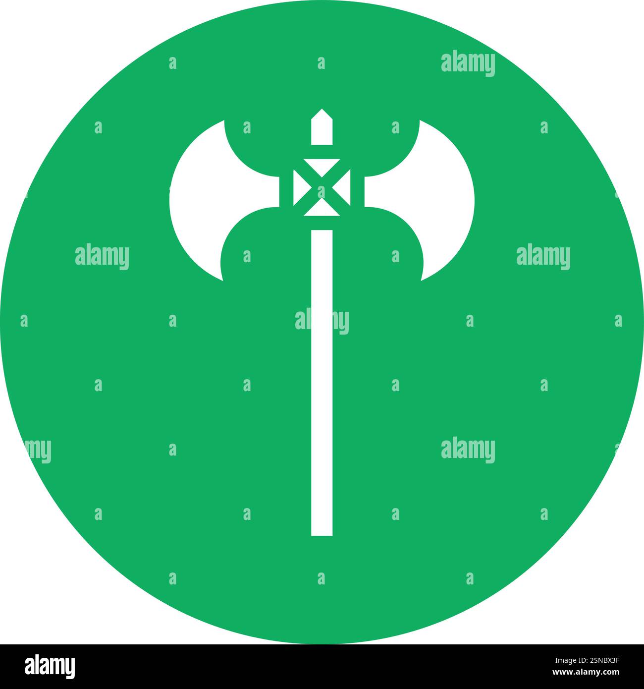 Axe Vector Icon Design Illustration Stock Vector