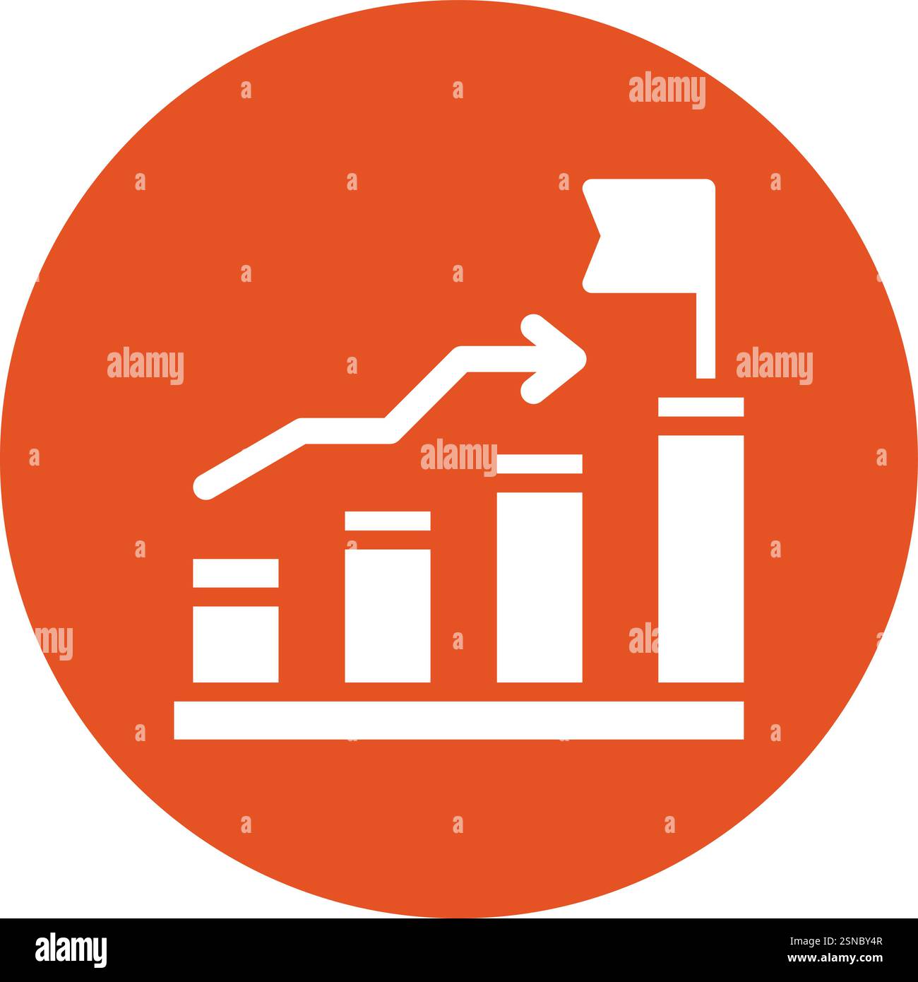 Business Success Vector Icon Design Illustration Stock Vector