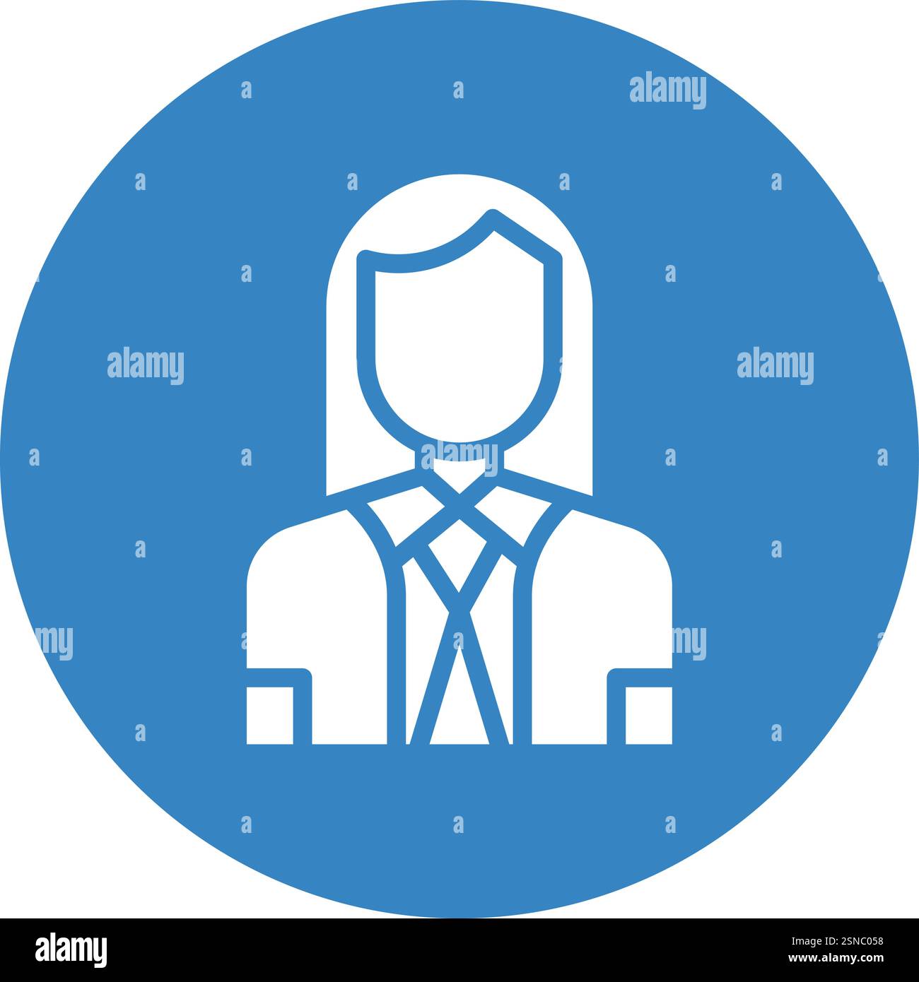 Company Secertary Vector Icon Design Illustration Stock Vector