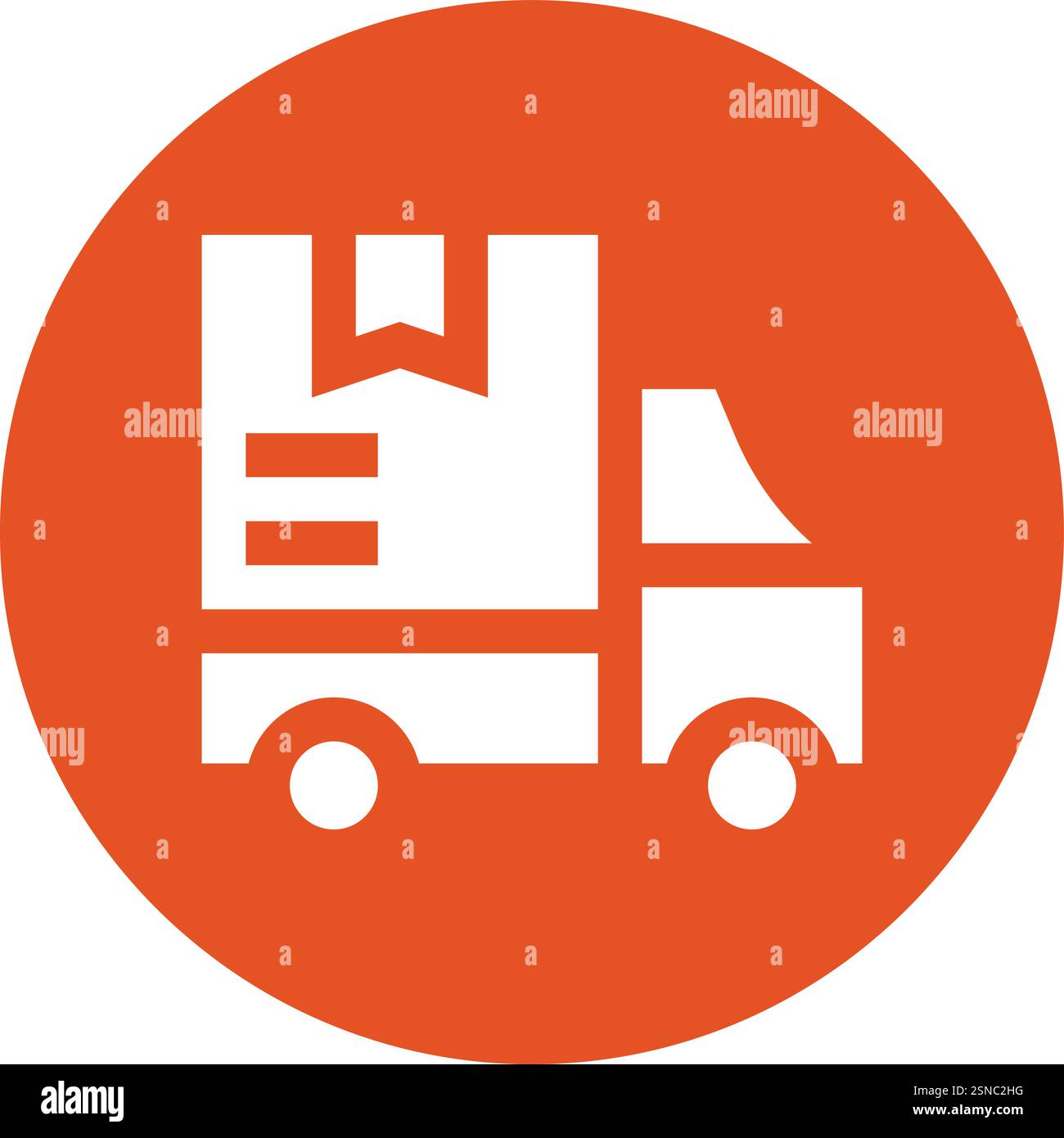 Delivery Truck Vector Icon Design Illustration Stock Vector