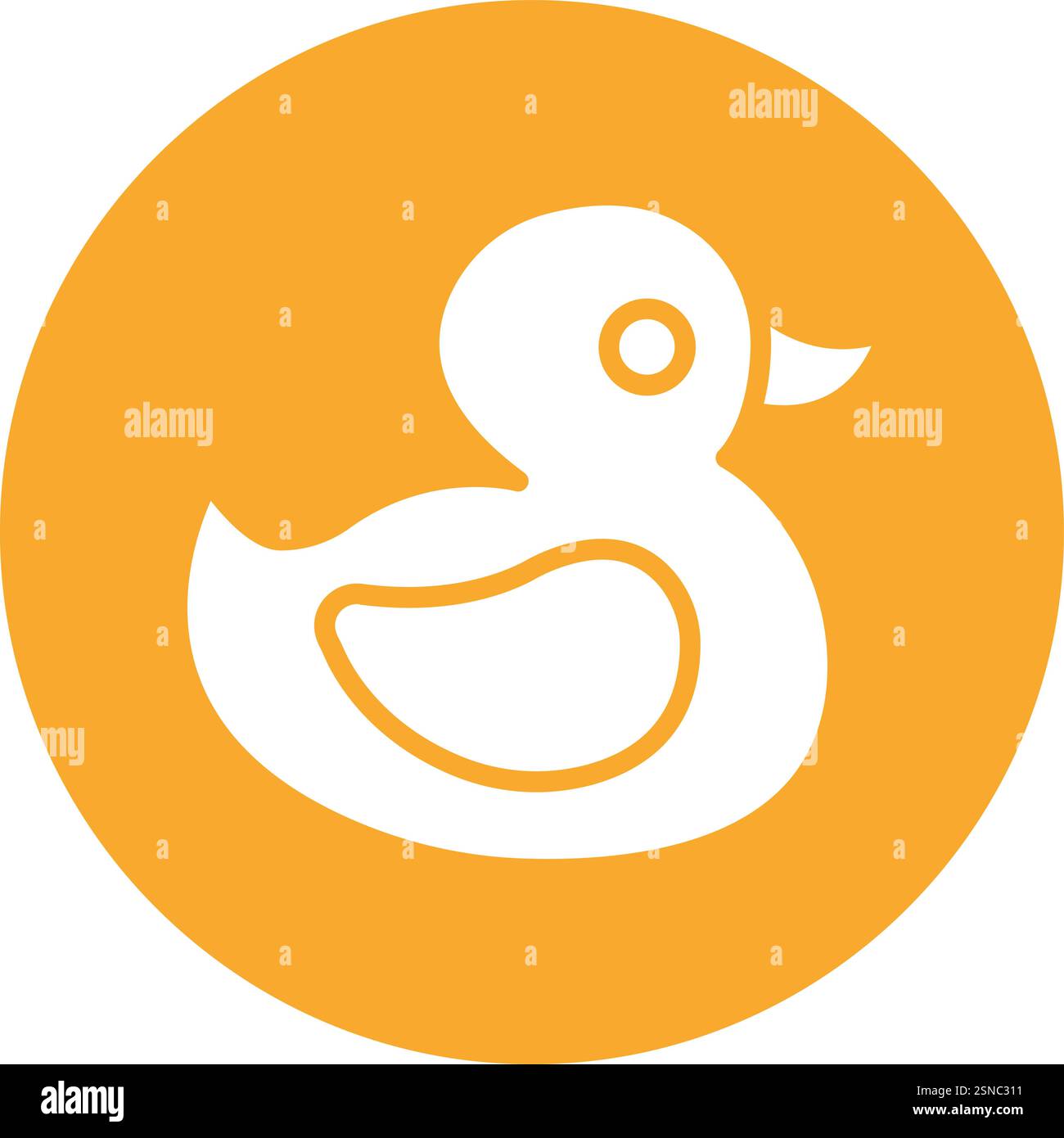 Swan Vector Icon Design Illustration Stock Vector