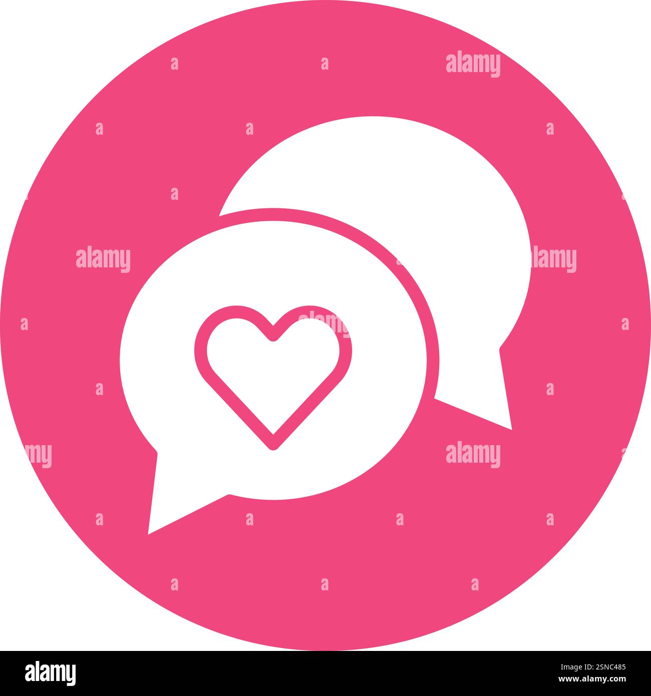 Chat Vector Icon Design Illustration Stock Vector