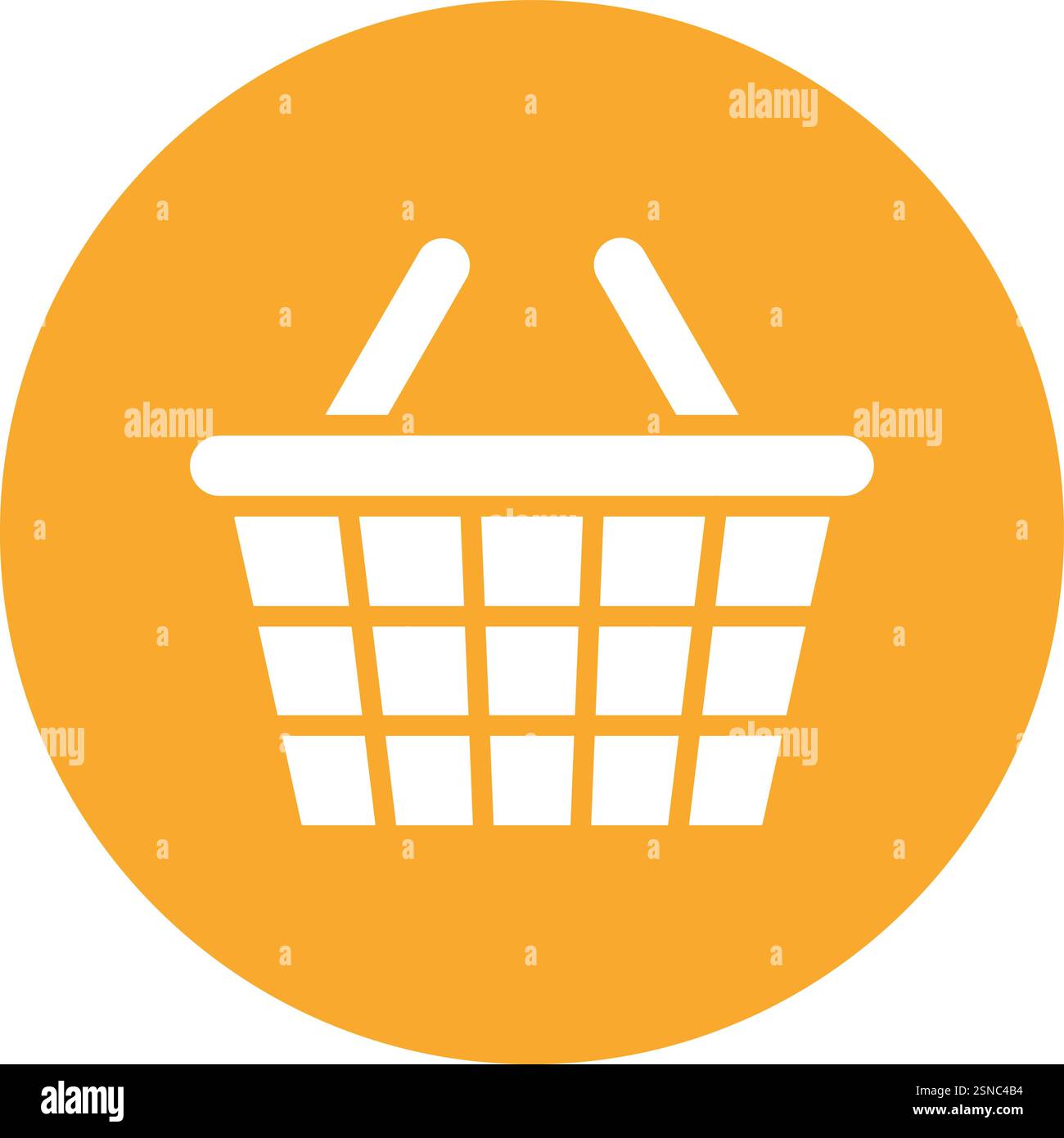 Picnic Basket Vector Icon Design Illustration Stock Vector