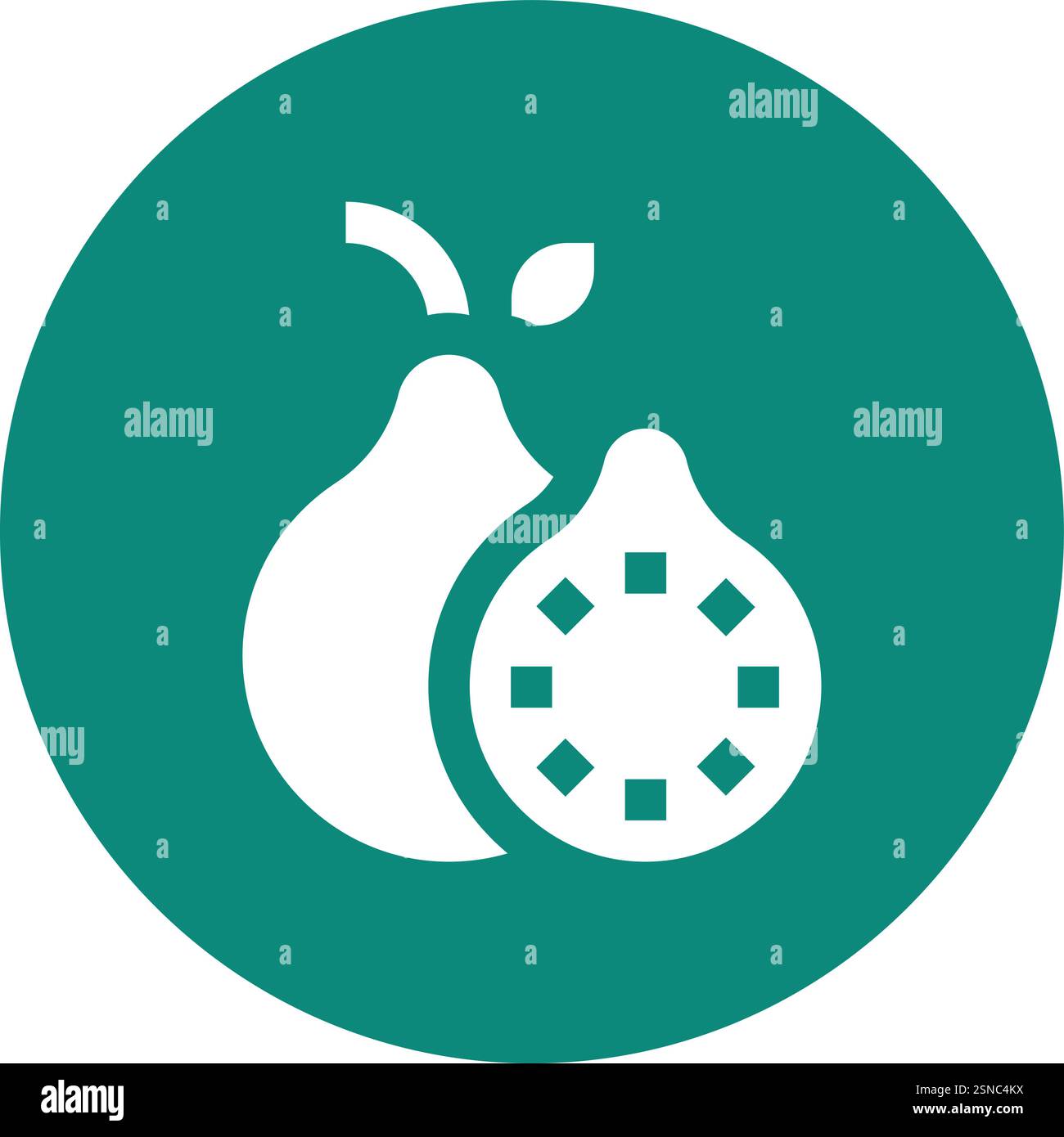 Guava Vector Icon Design Illustration Stock Vector