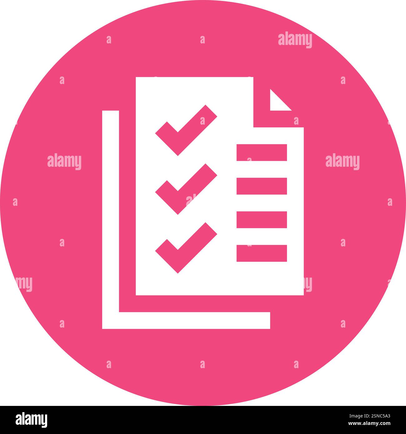 Todo List Vector Icon Design Illustration Stock Vector