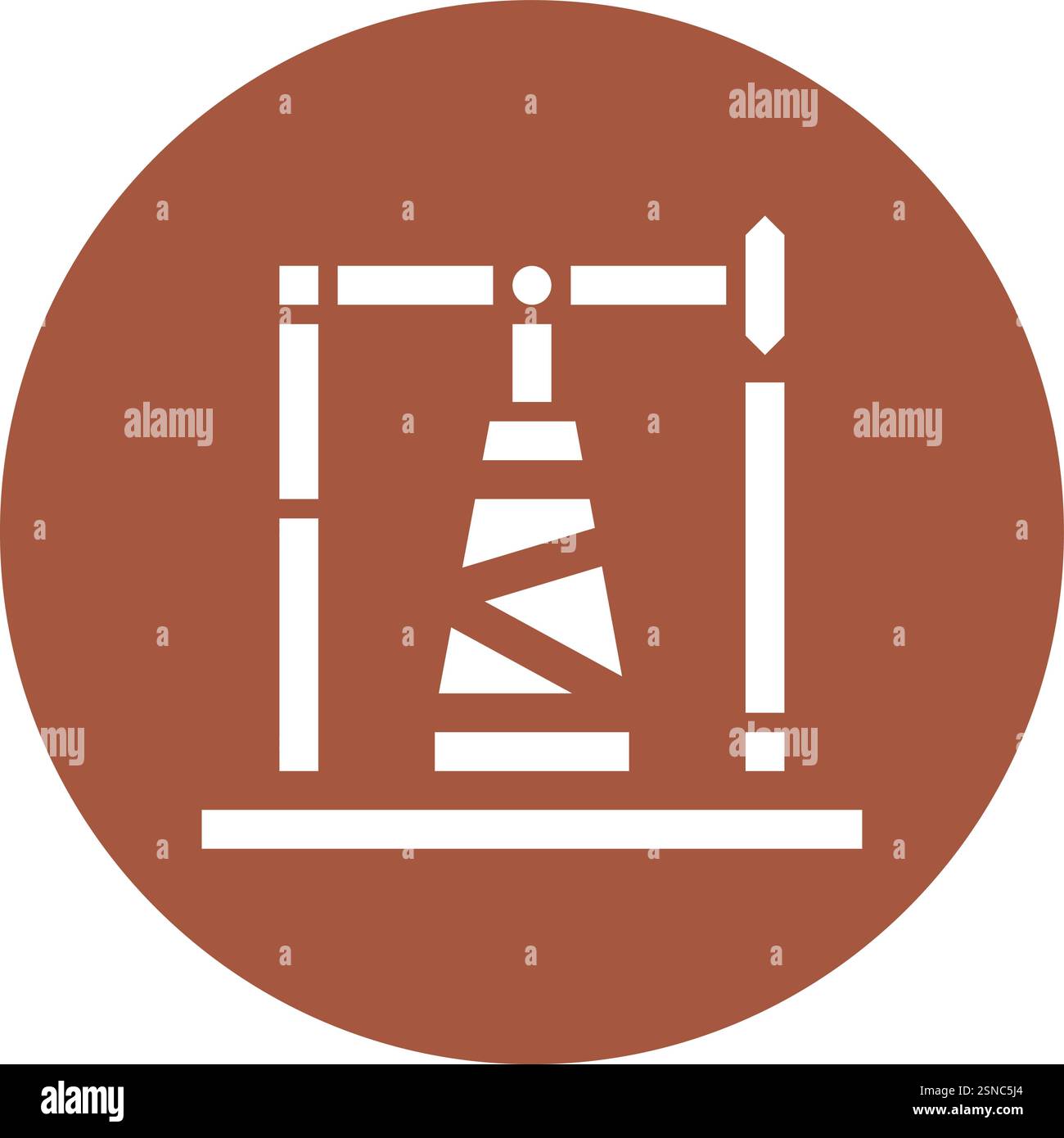 Oil Pump Vector Icon Design Illustration Stock Vector