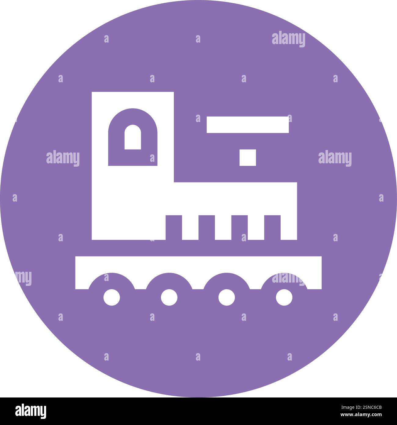 Train Vector Icon Design Illustration Stock Vector