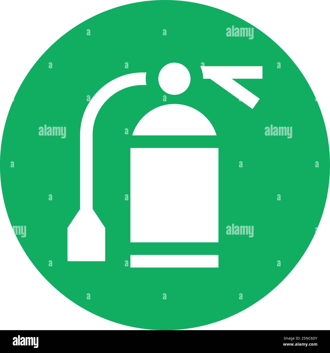 Extinguisher Vector Icon Design Illustration Stock Vector