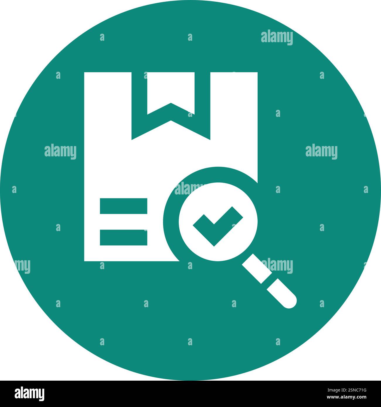 Parcel Search Vector Icon Design Illustration Stock Vector