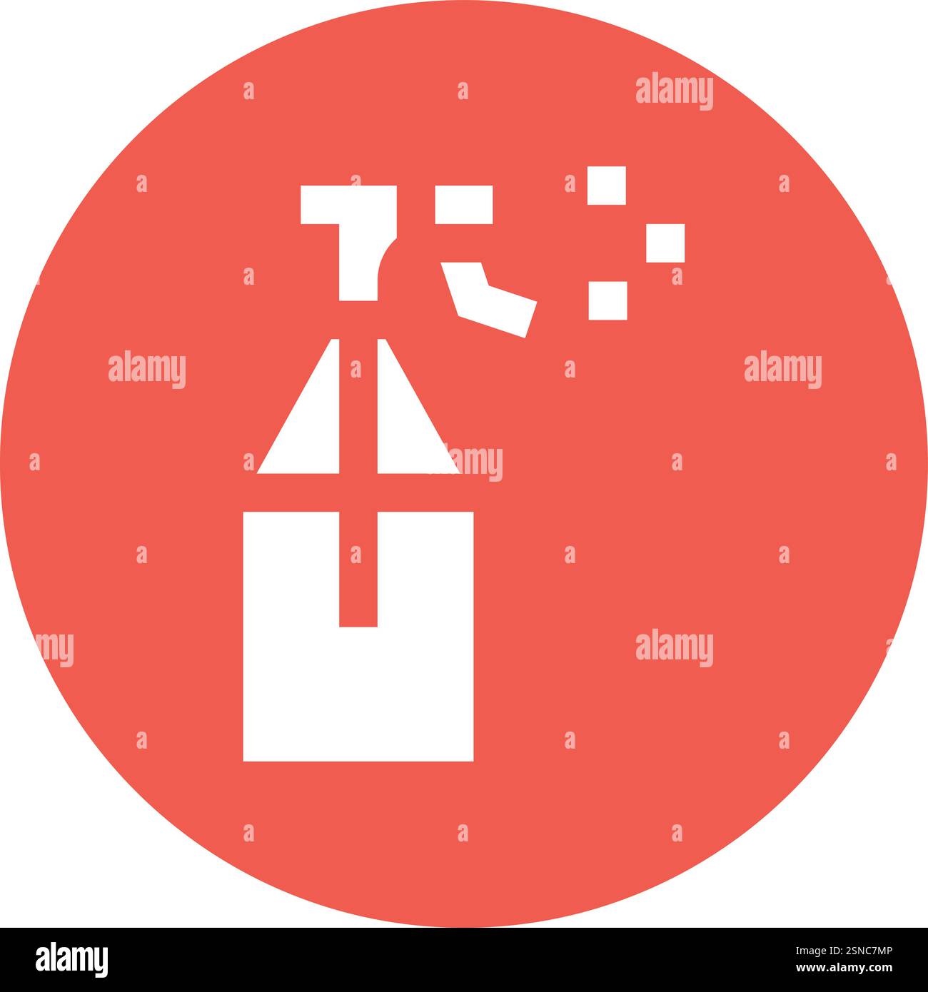 Spray bottle Vector Icon Design Illustration Stock Vector