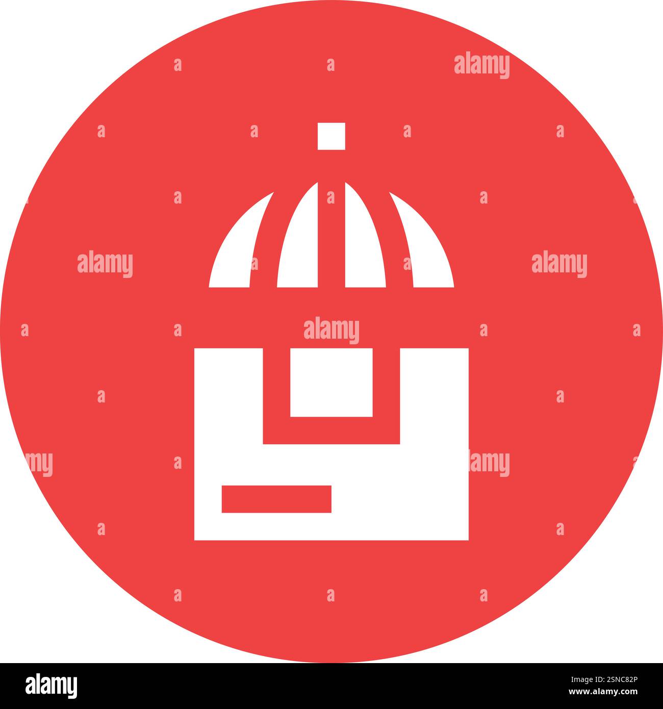 Parcel Protection Vector Icon Design Illustration Stock Vector