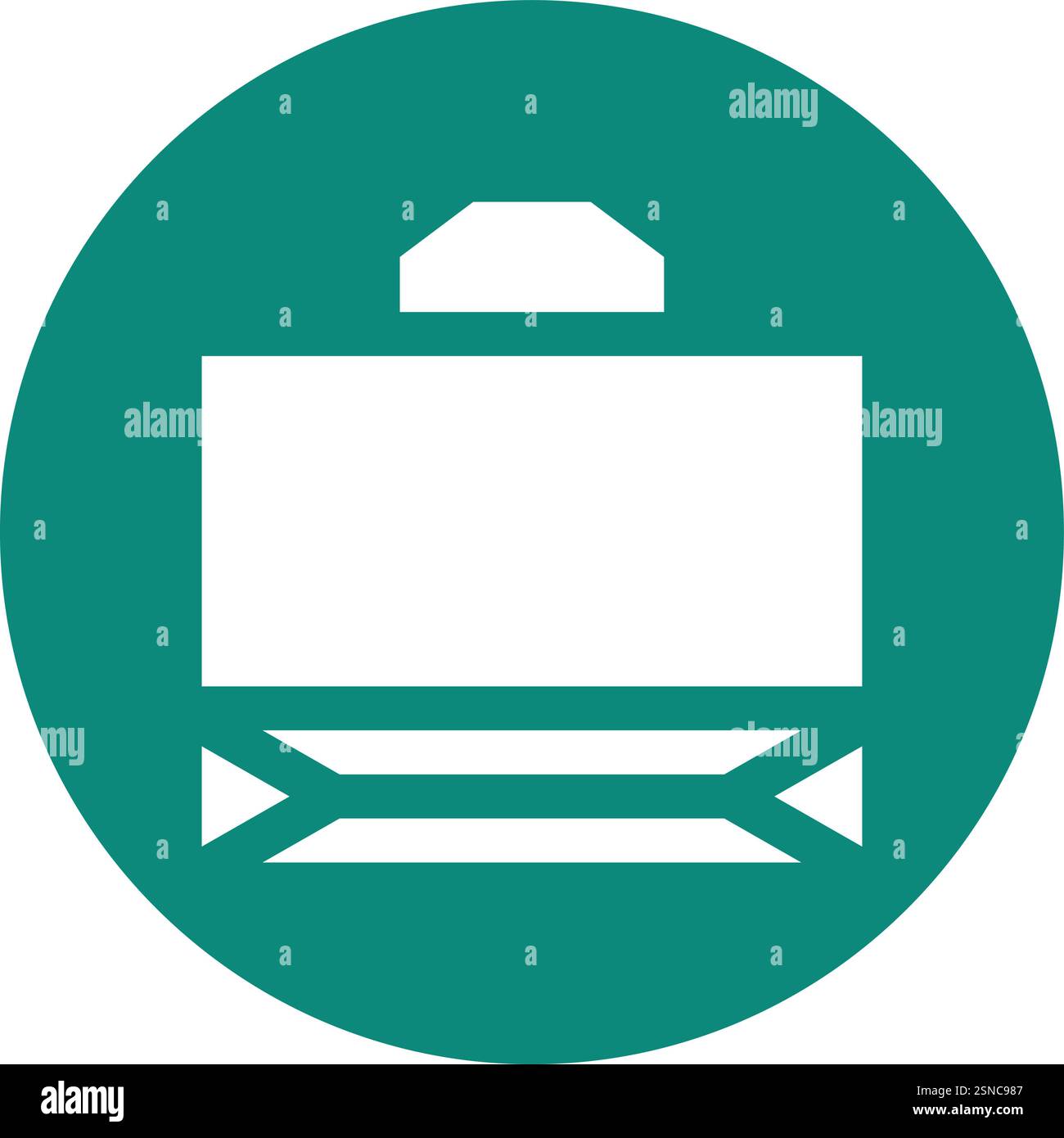 Paper Bag Vector Icon Design Illustration Stock Vector