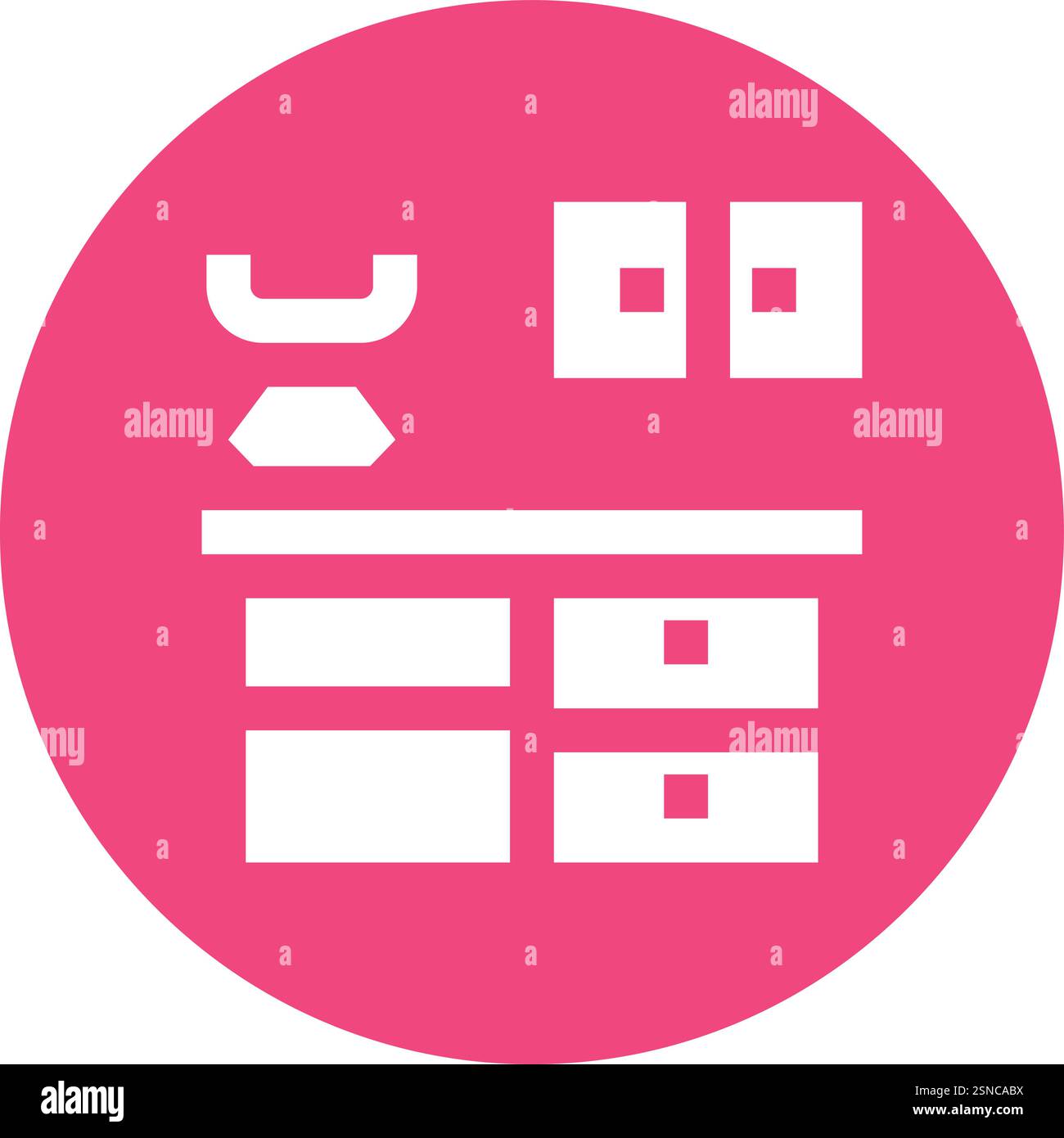 Kitchen Vector Icon Design Illustration Stock Vector