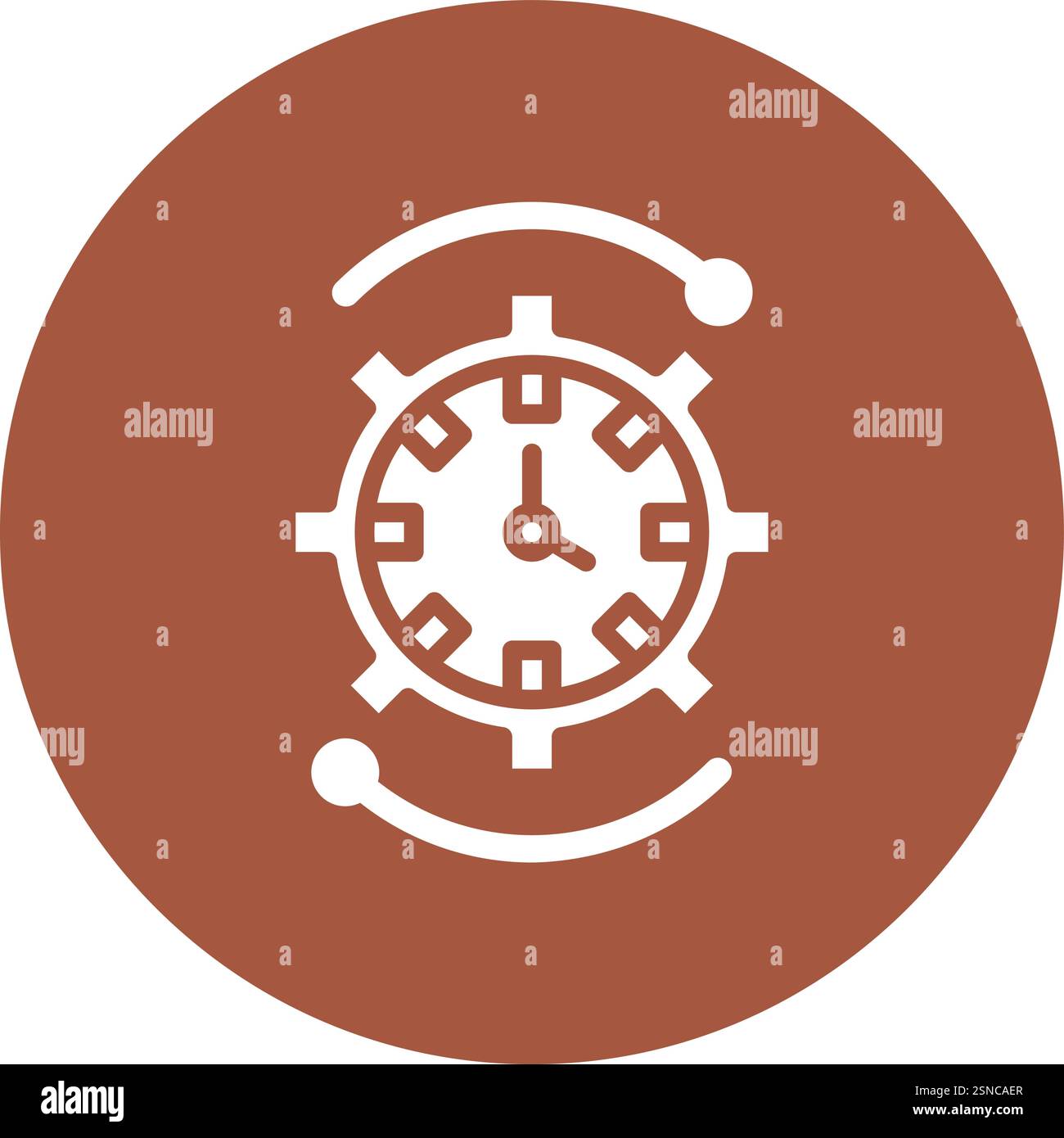 Time Management Vector Icon Design Illustration Stock Vector